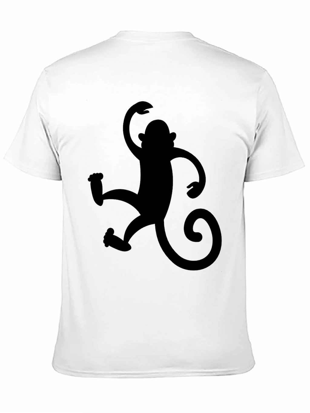 Monkey Graphic Black T-Shirt