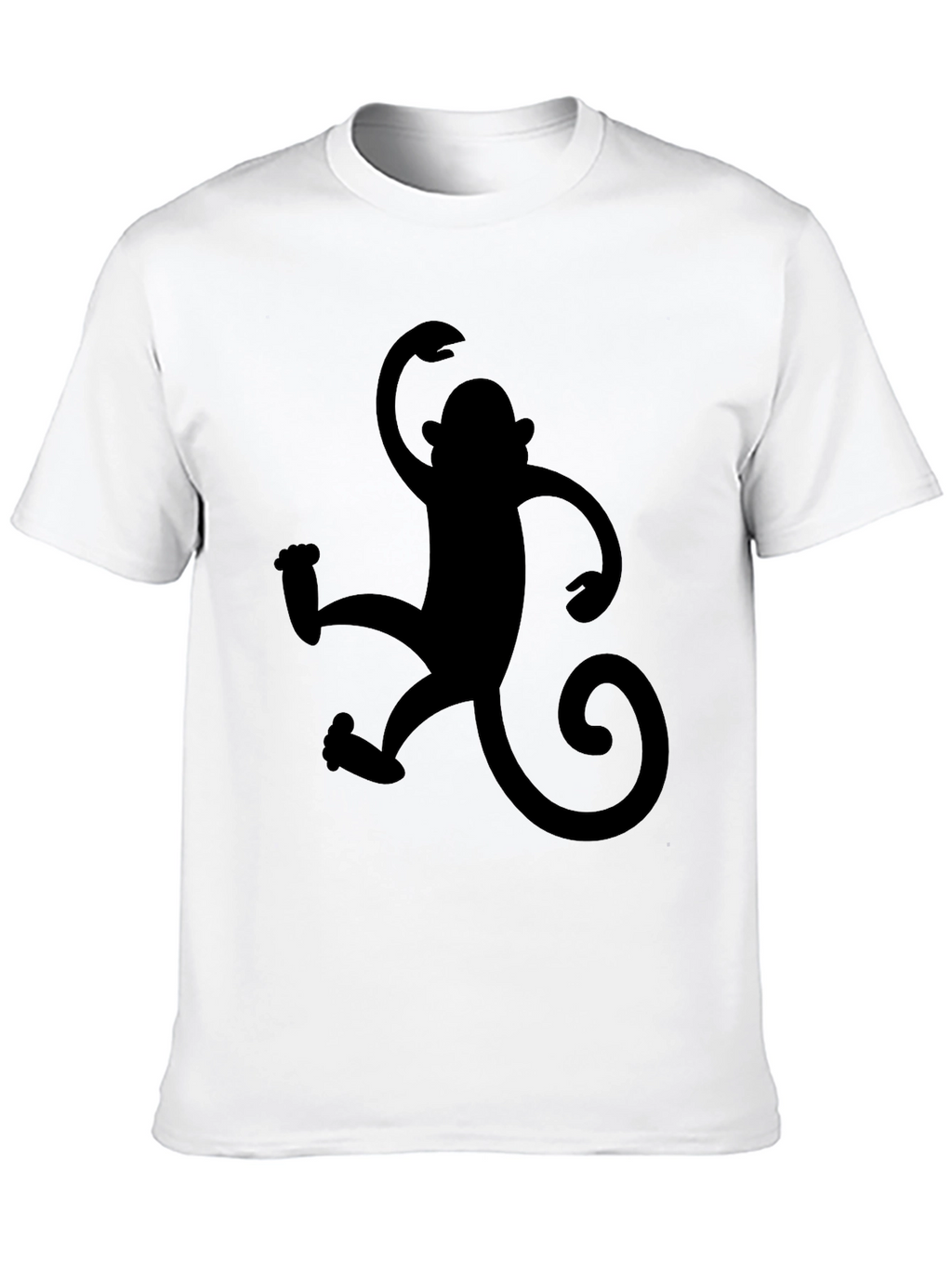 Monkey Graphic Black T-Shirt