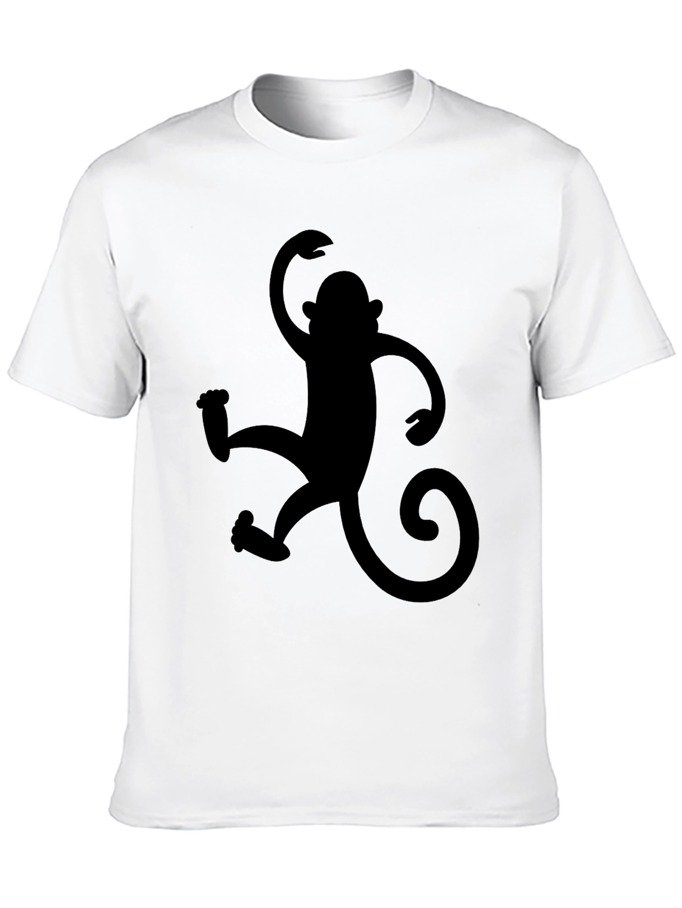 Monkey Graphic Black T-Shirt