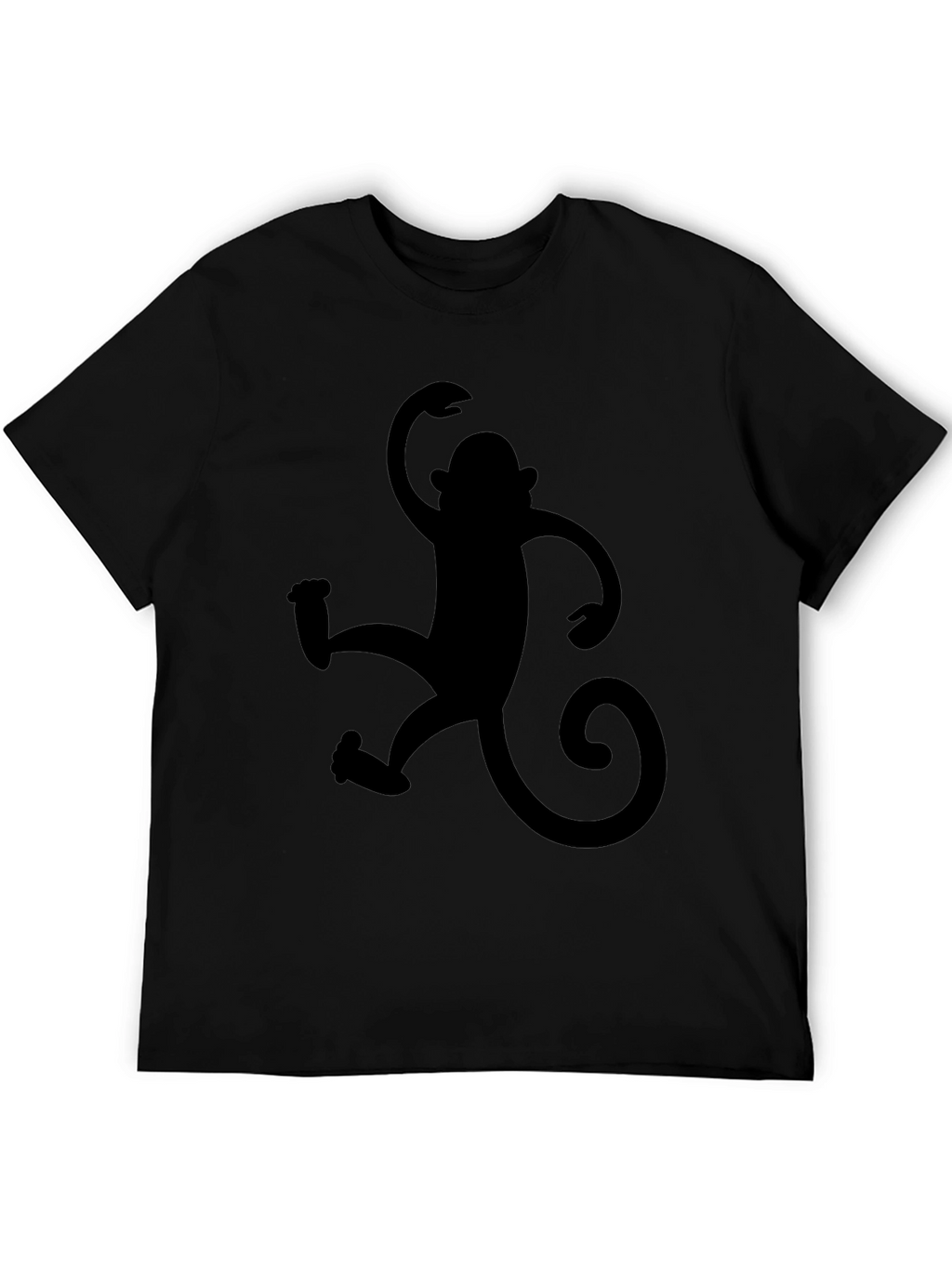 Monkey Graphic Black T-Shirt