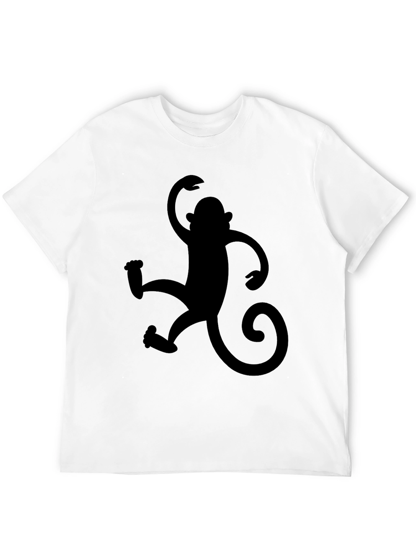 Monkey Graphic Black T-Shirt