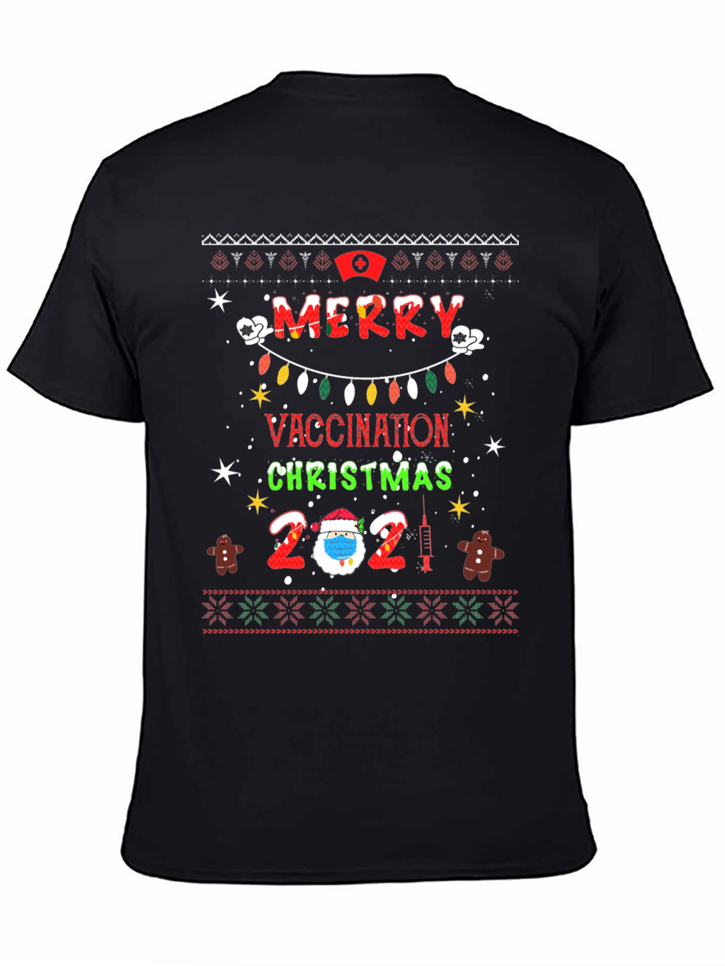 Merry Vaccination Christmas 2021 T-Shirt