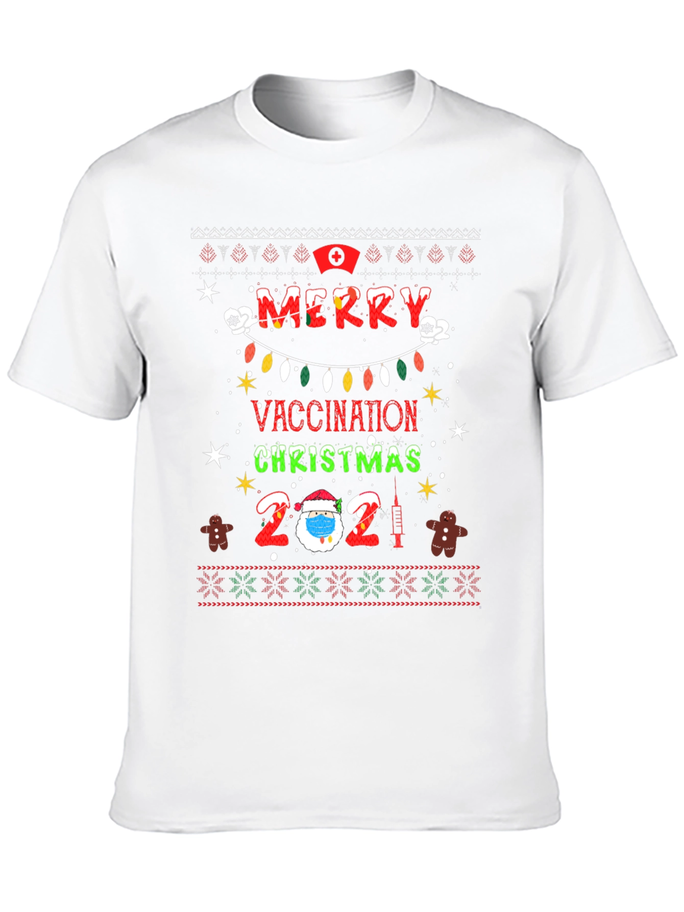 Merry Vaccination Christmas 2021 T-Shirt