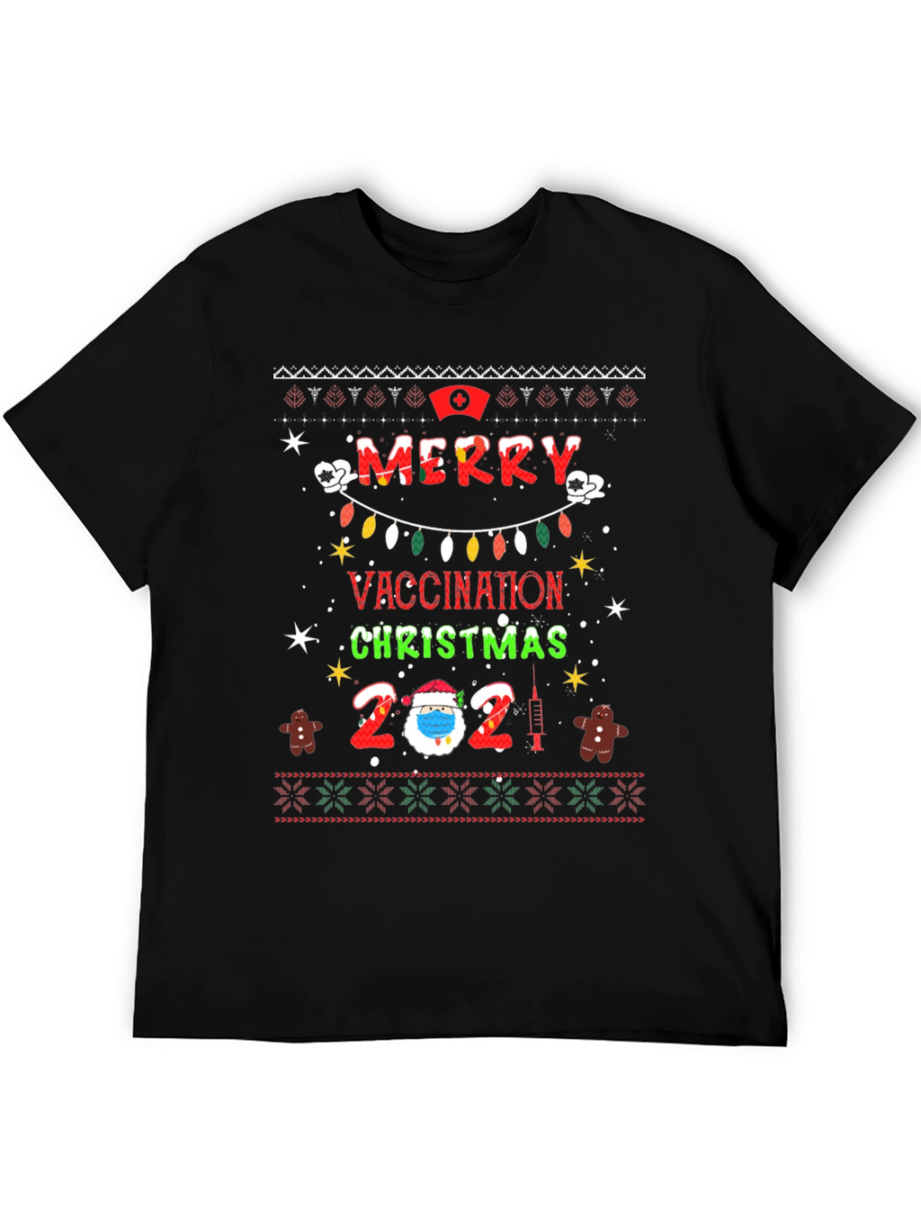 Merry Vaccination Christmas 2021 T-Shirt