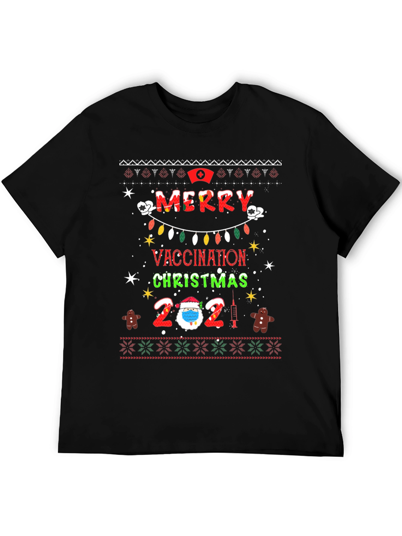 Merry Vaccination Christmas 2021 T-Shirt