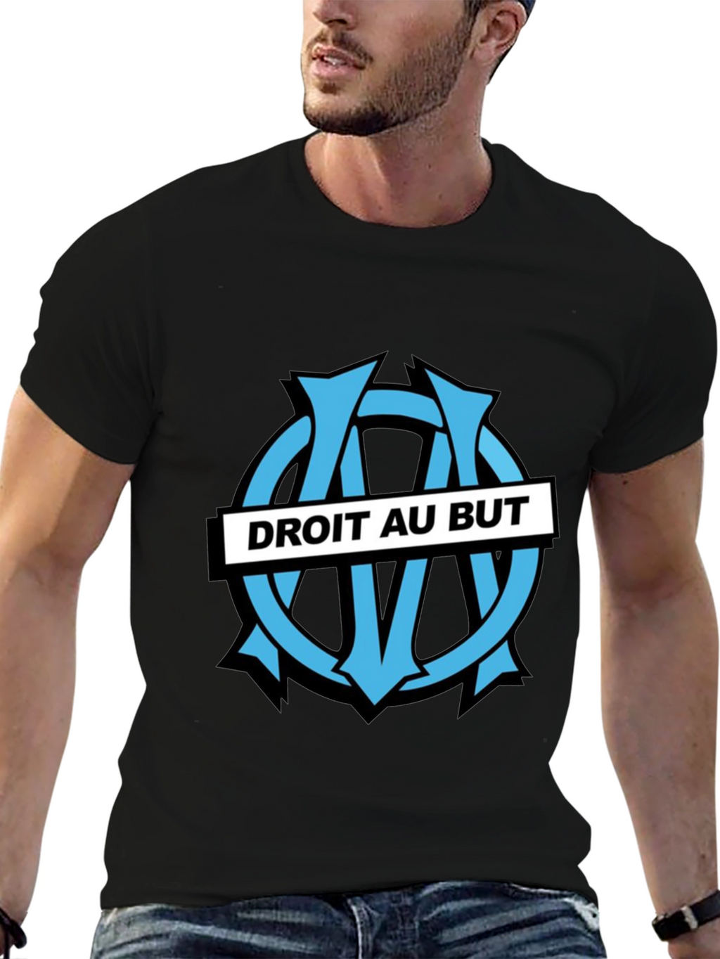 Droit Au But Black T-Shirt