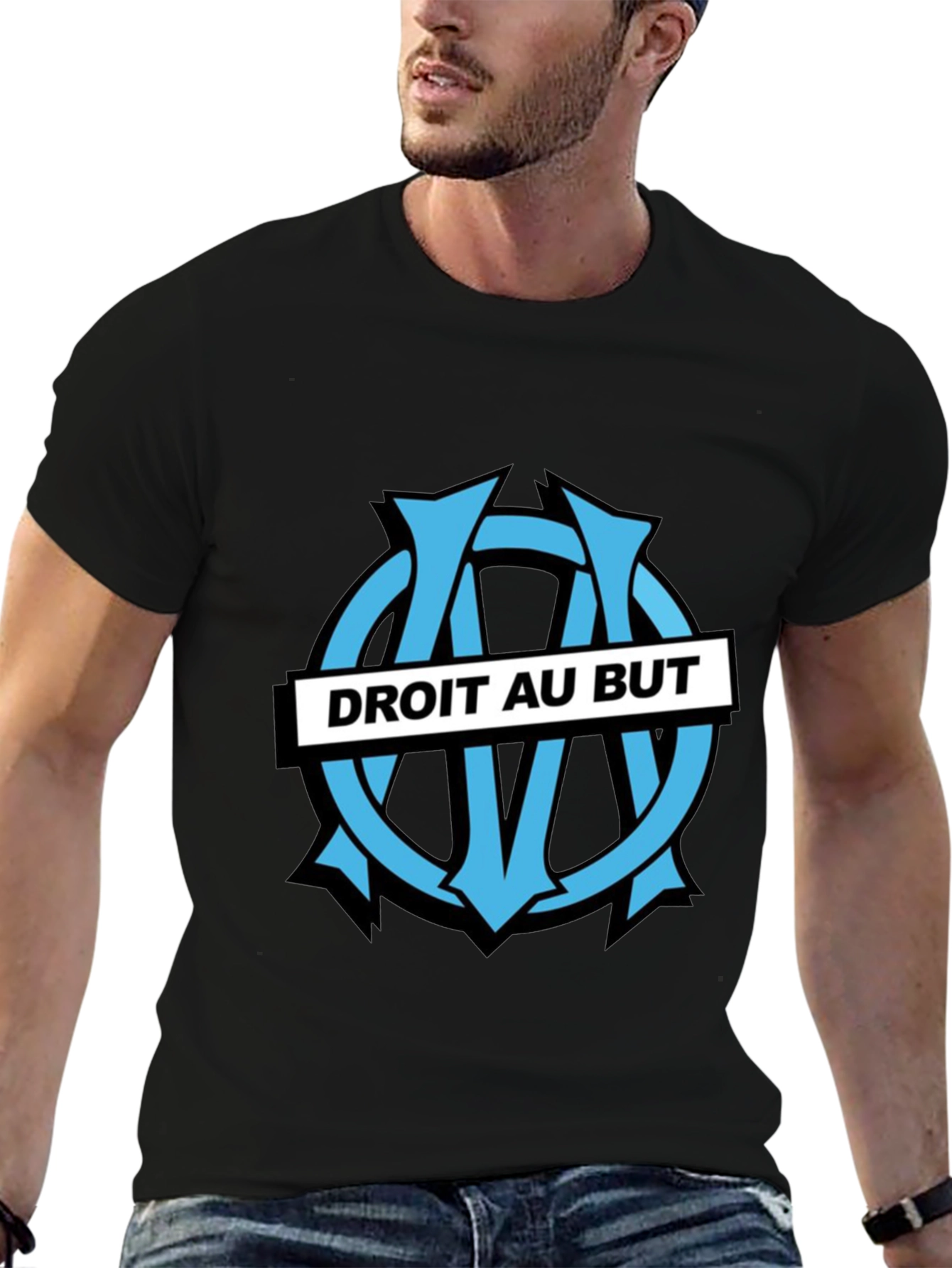 Droit Au But Black T-Shirt