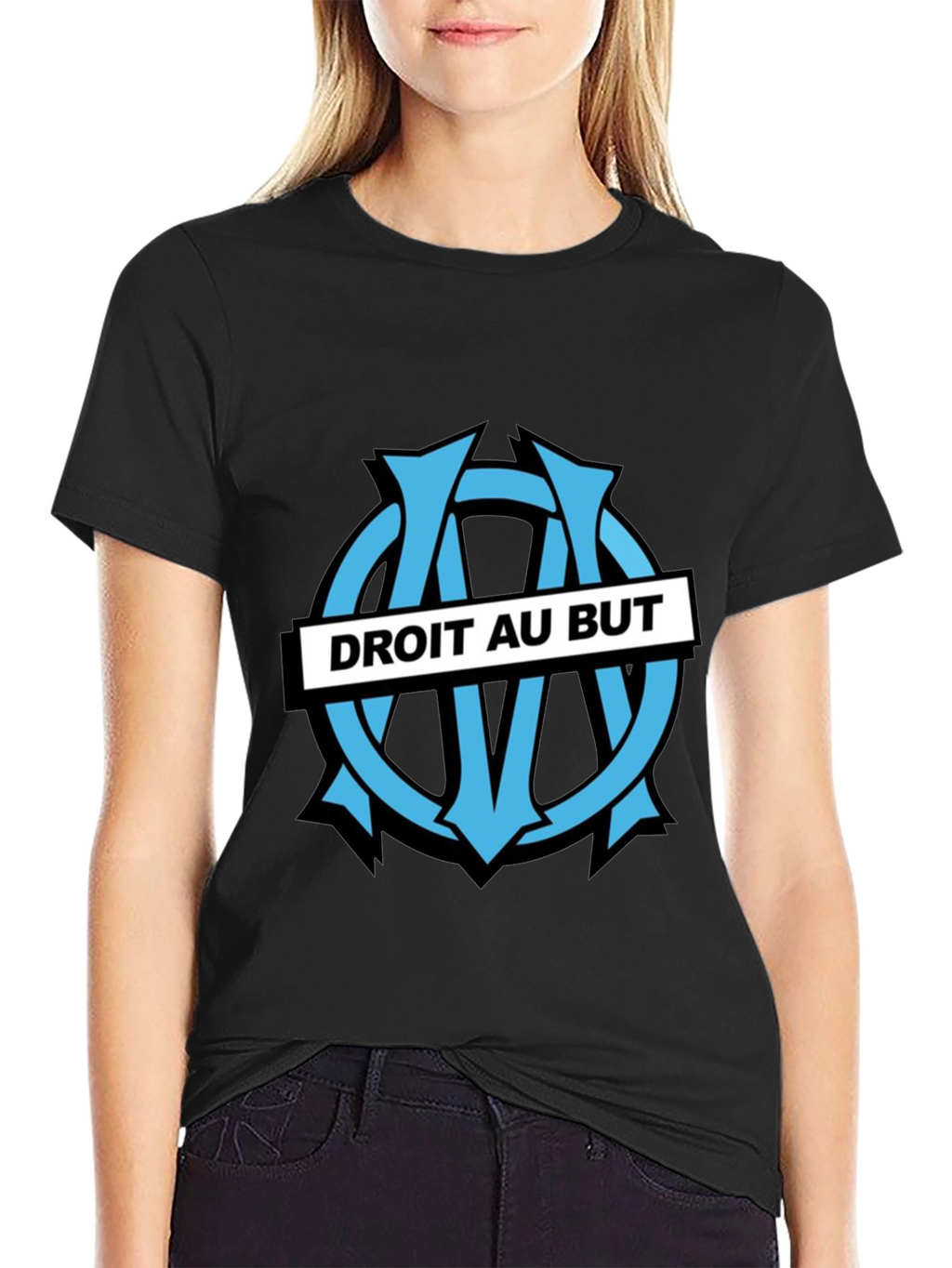 Droit Au But Black T-Shirt