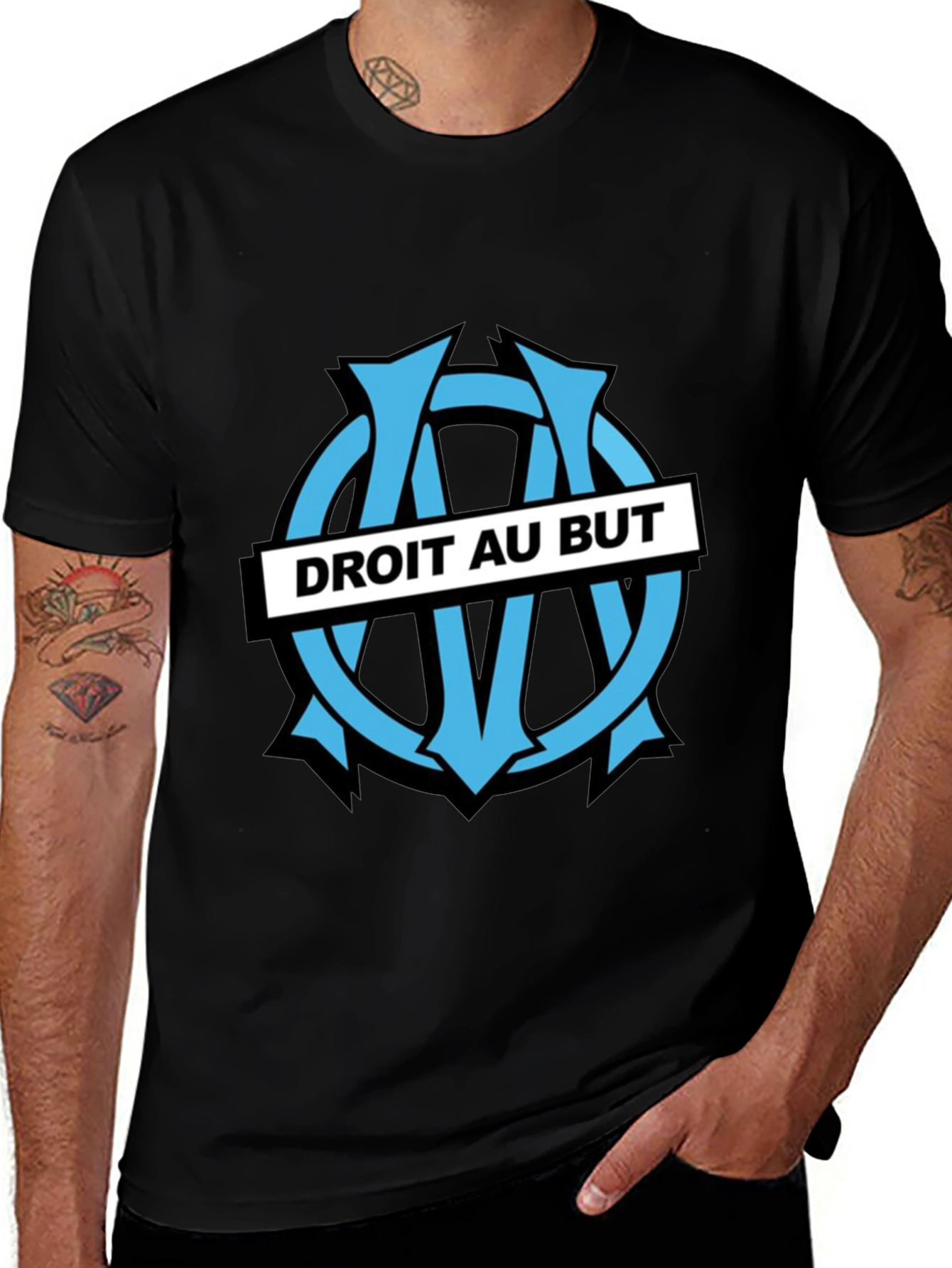 Droit Au But Black T-Shirt