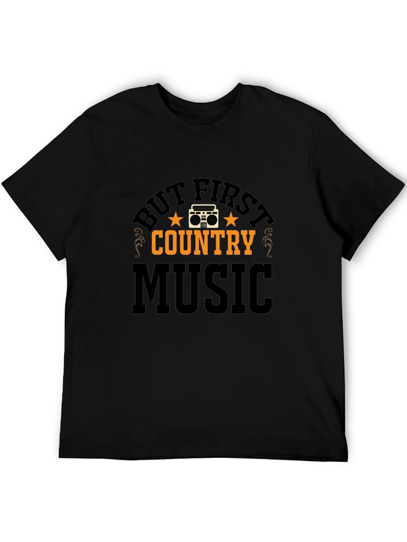 But First Country Music Graphic Tee