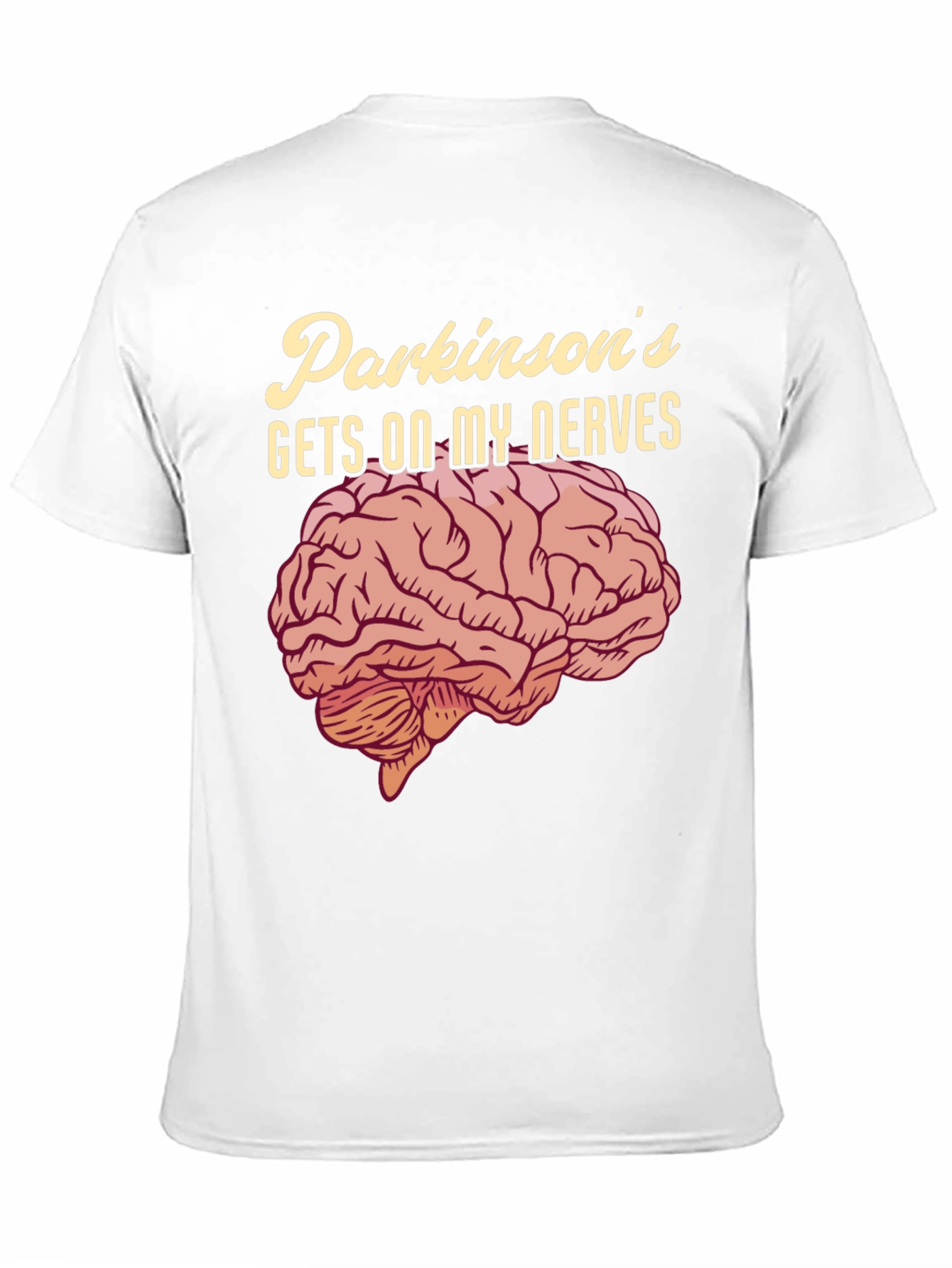 Parkinsons Gets On My Nerves T-Shirt Funny Brain Tee