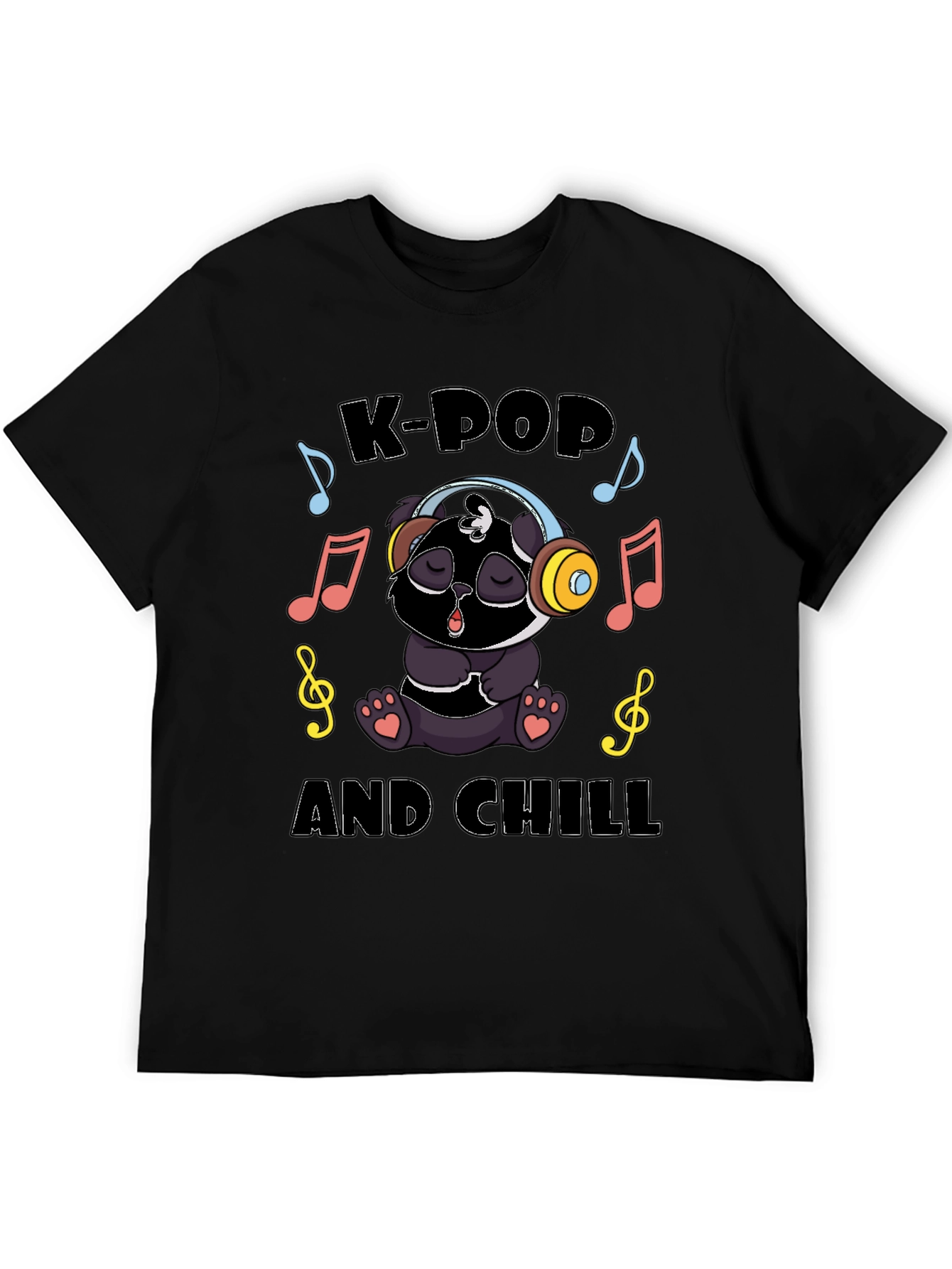 K-Pop and Chill Panda T-Shirt