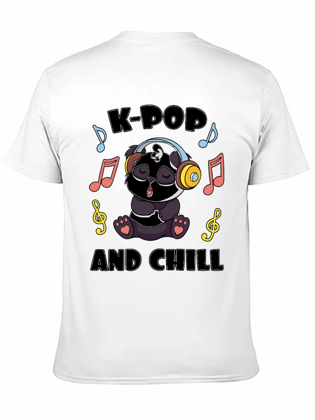 K-Pop and Chill Panda T-Shirt