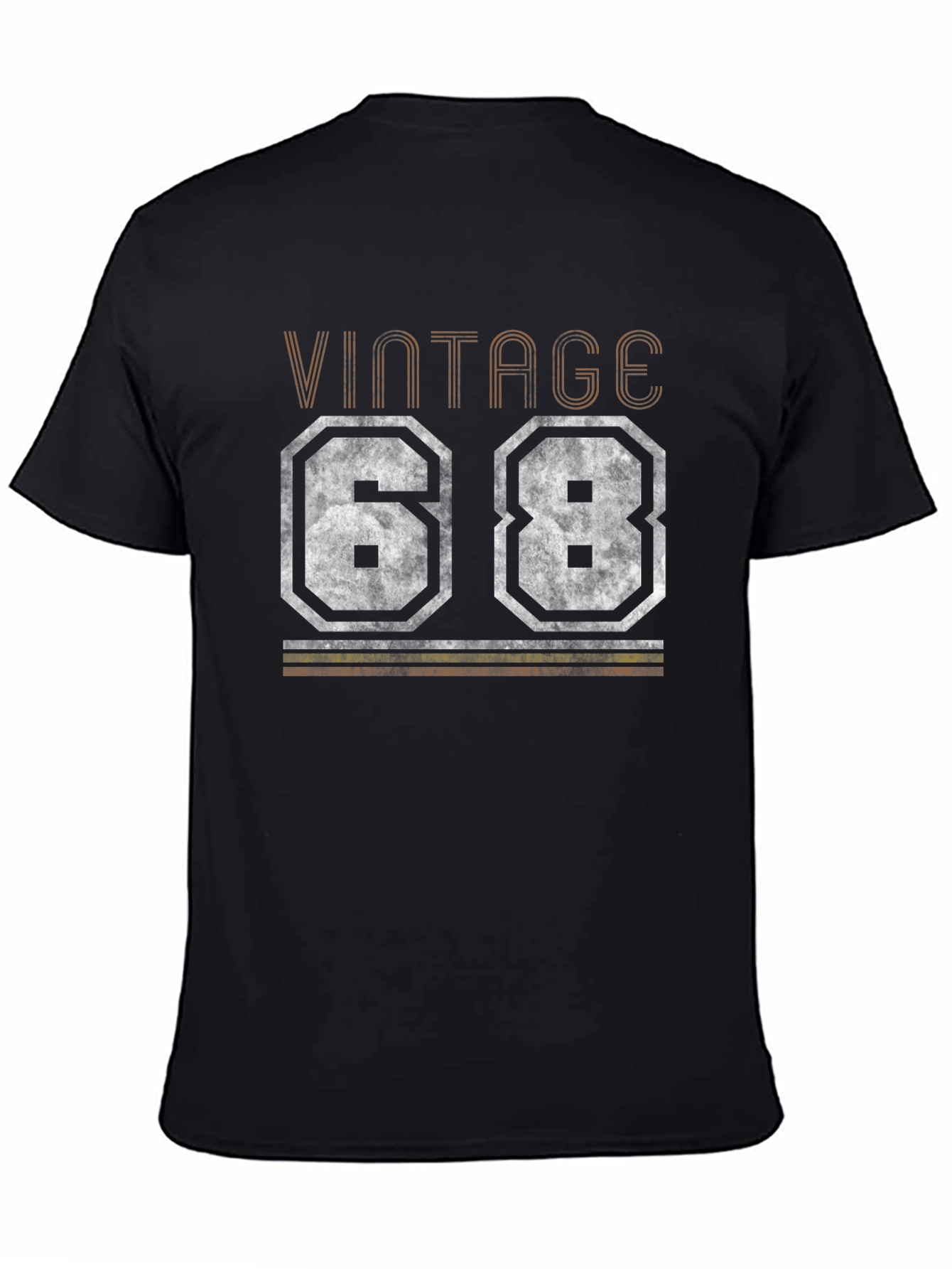 Vintage 68 T-Shirt - Retro Birthday Gift Tee