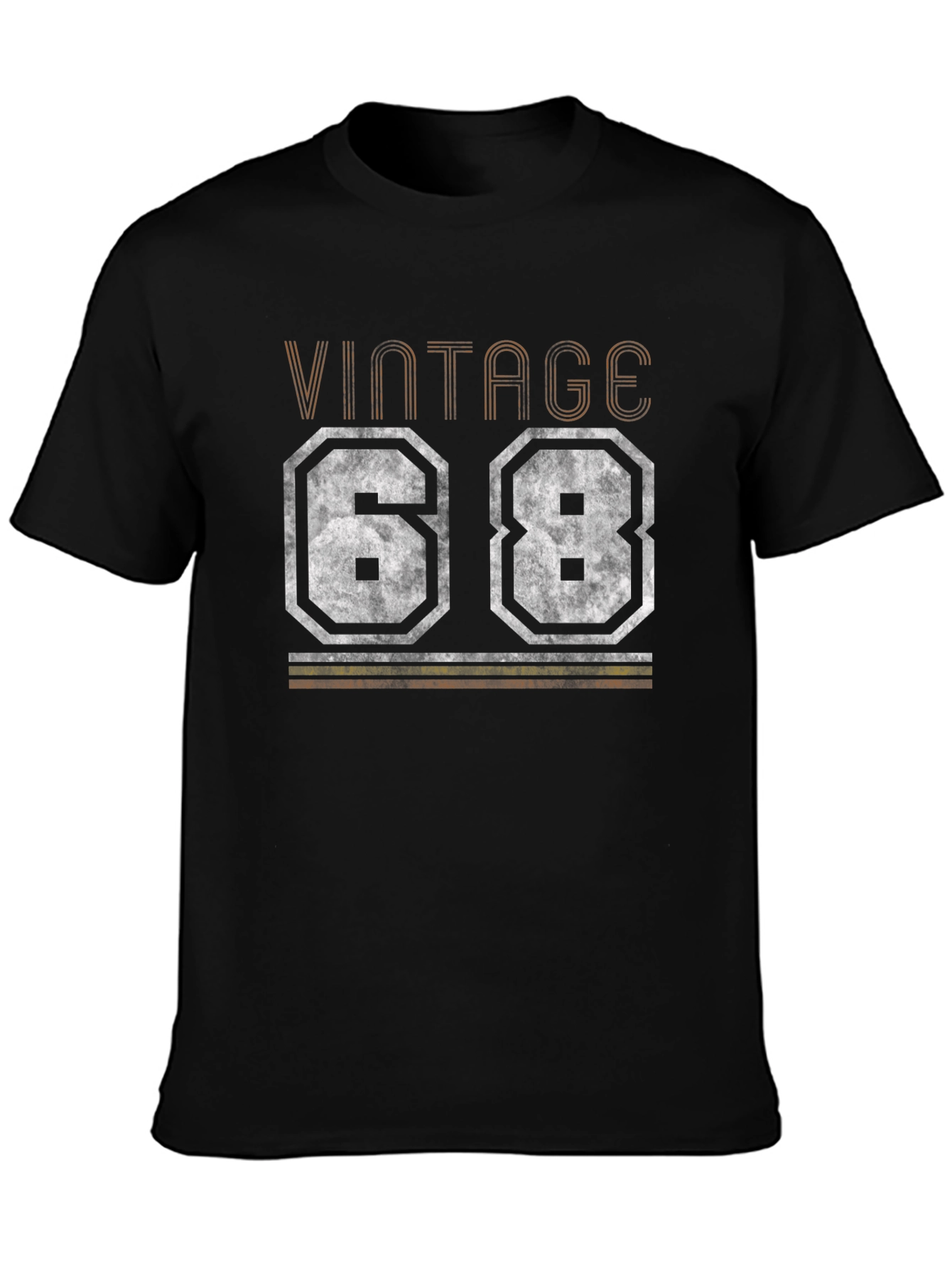 Vintage 68 T-Shirt - Retro Birthday Gift Tee