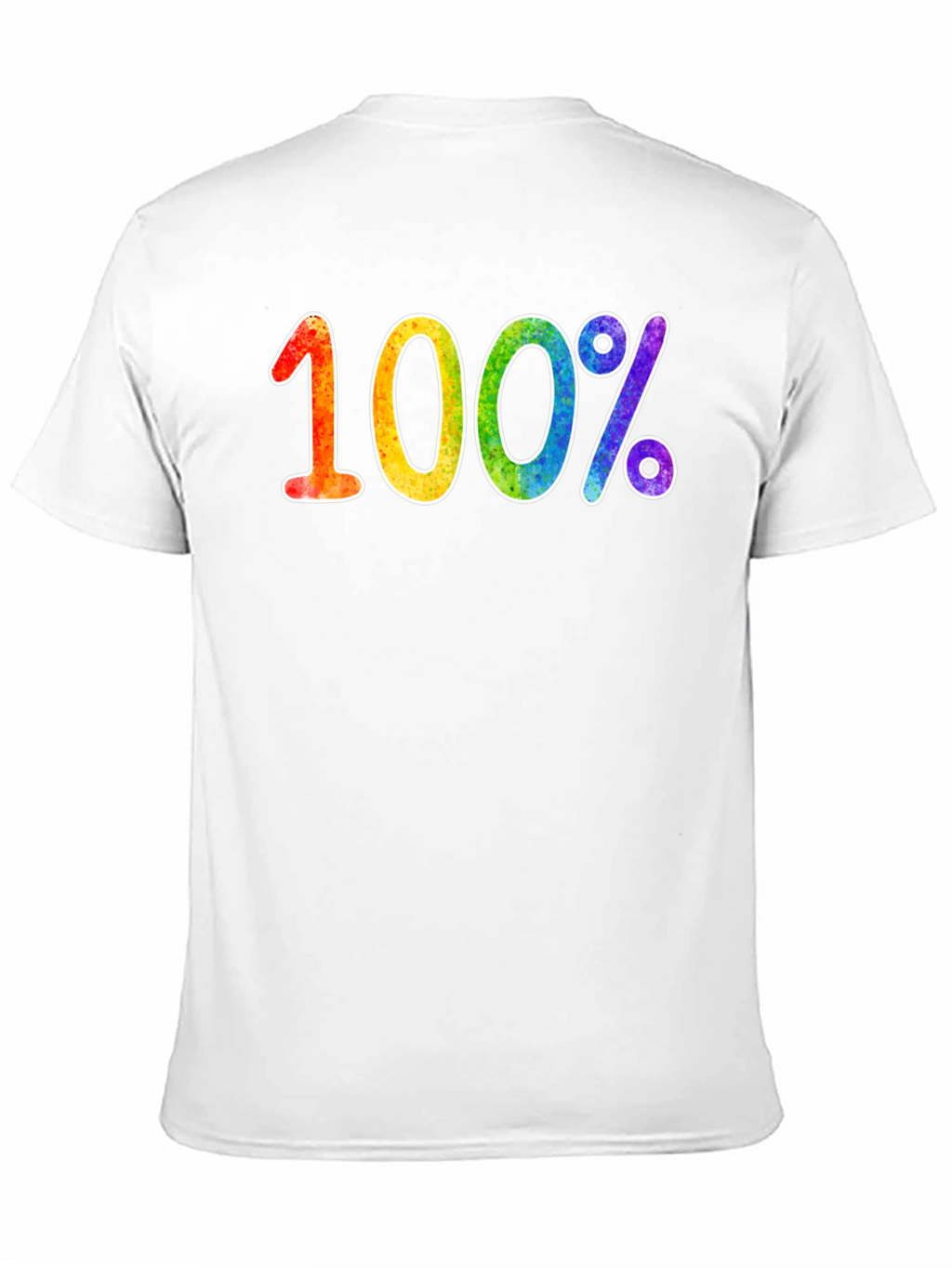 Rainbow 100% Graphic Tee