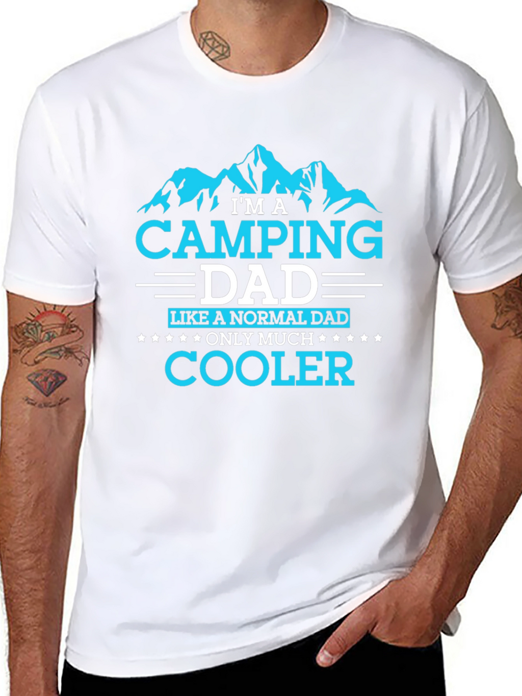 Camping Dad T-Shirt - Cooler Than Normal