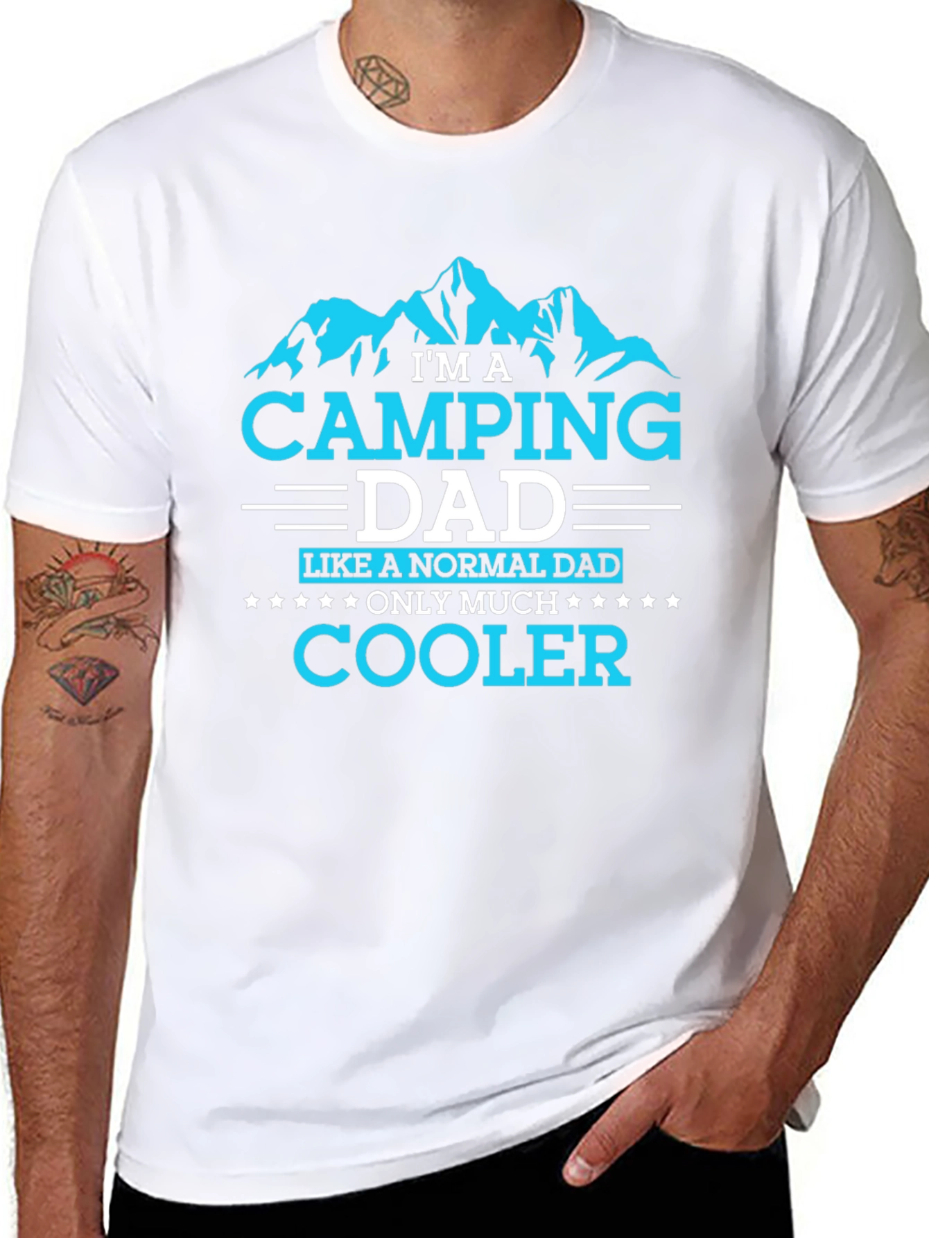 Camping Dad T-Shirt - Cooler Than Normal