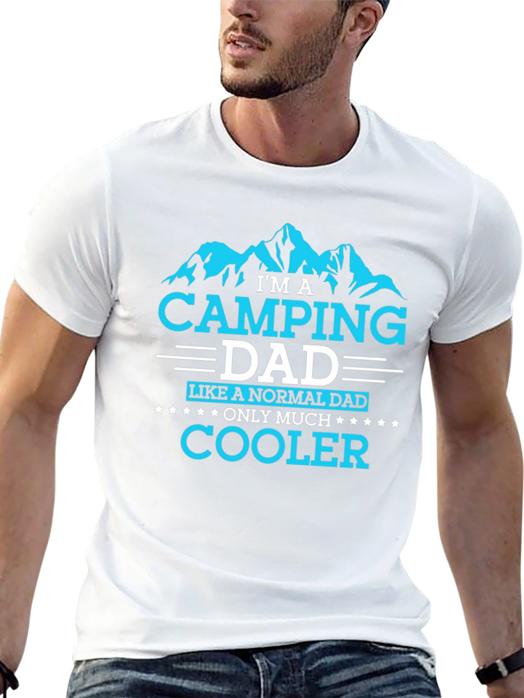 Camping Dad T-Shirt - Cooler Than Normal