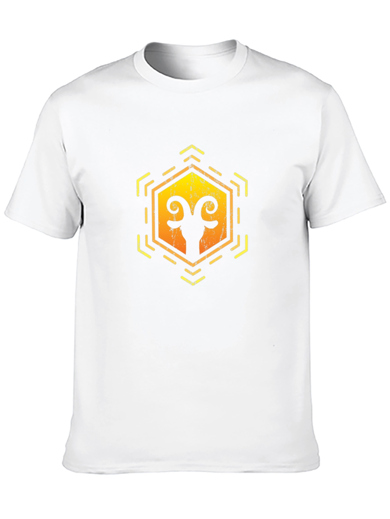 Aries Zodiac Graphic Tee - Black