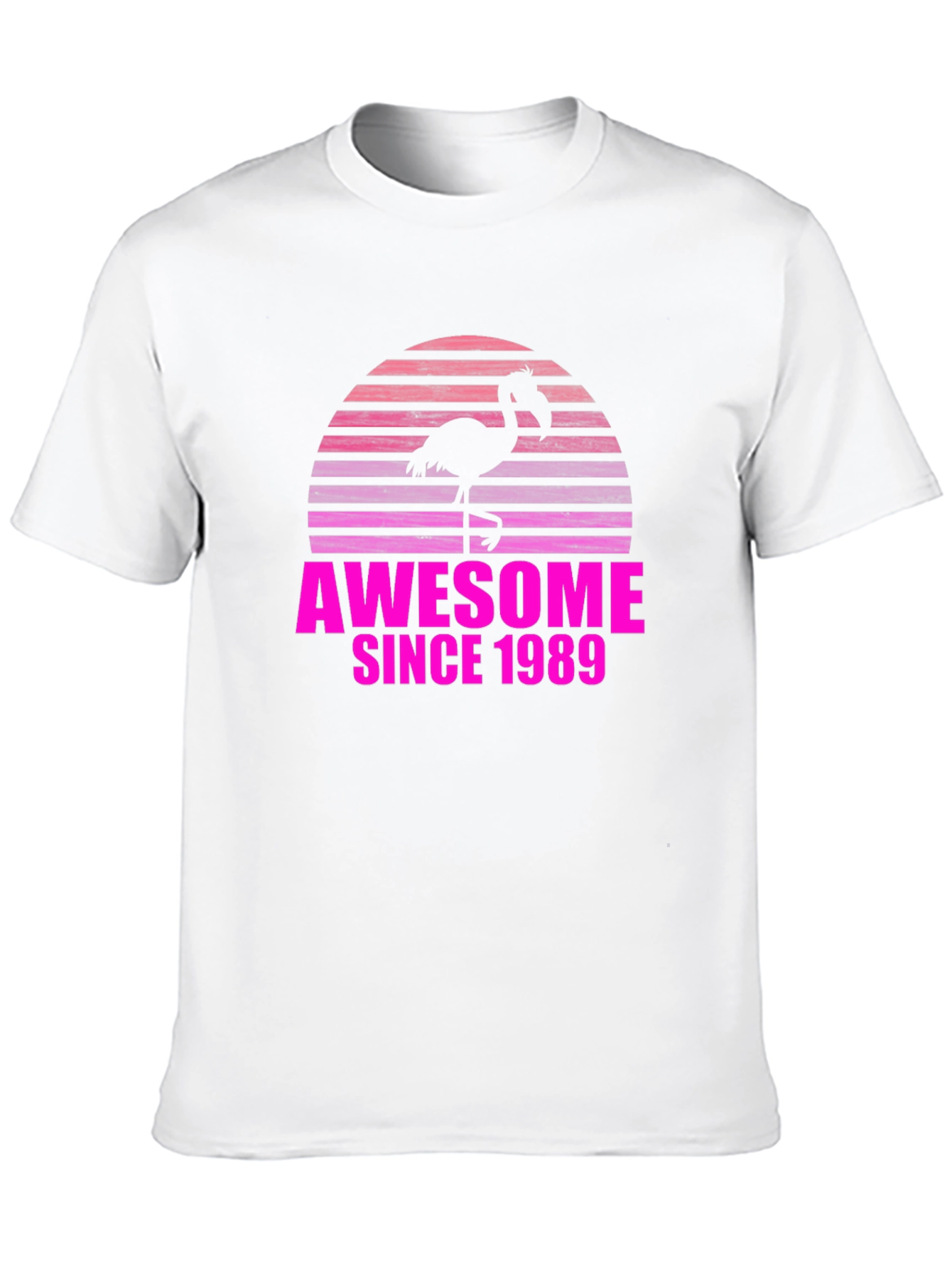 Awesome Since 1989 Flamingo T-Shirt