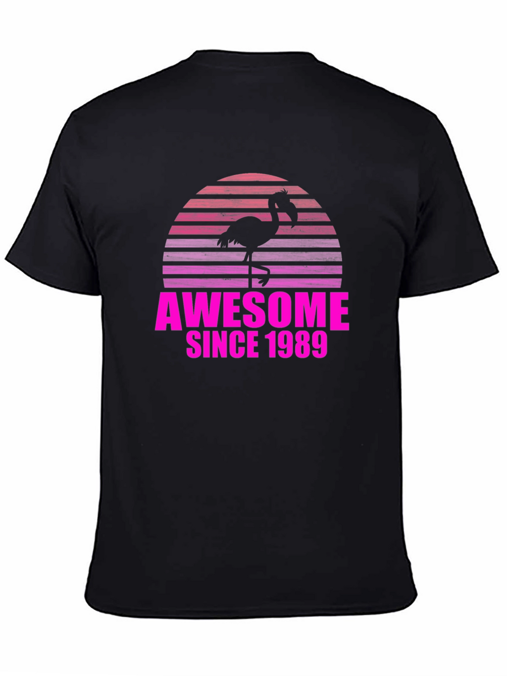 Awesome Since 1989 Flamingo T-Shirt
