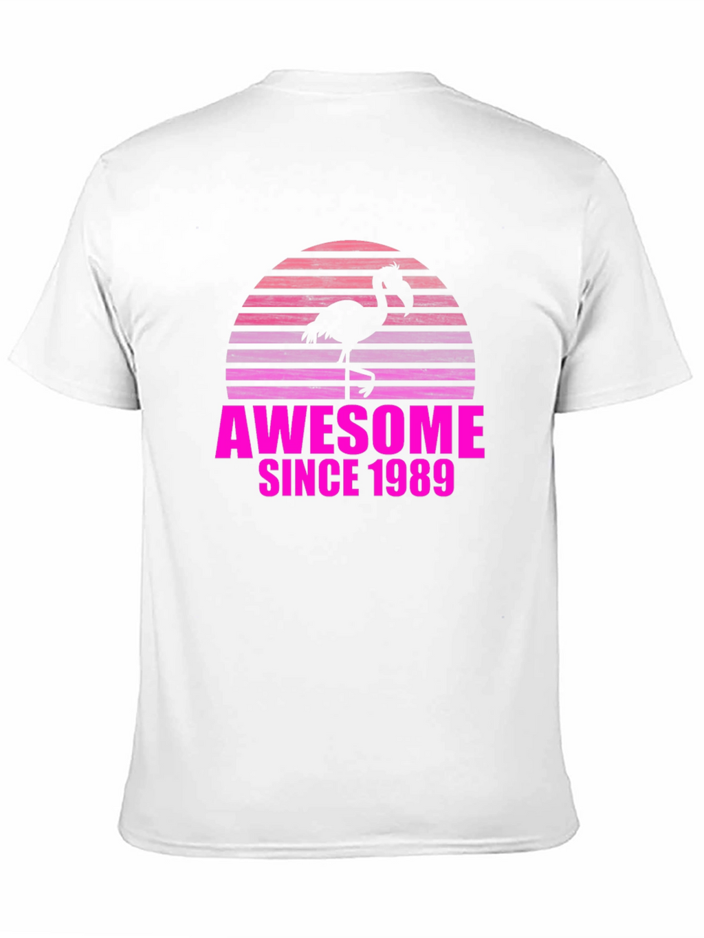 Awesome Since 1989 Flamingo T-Shirt