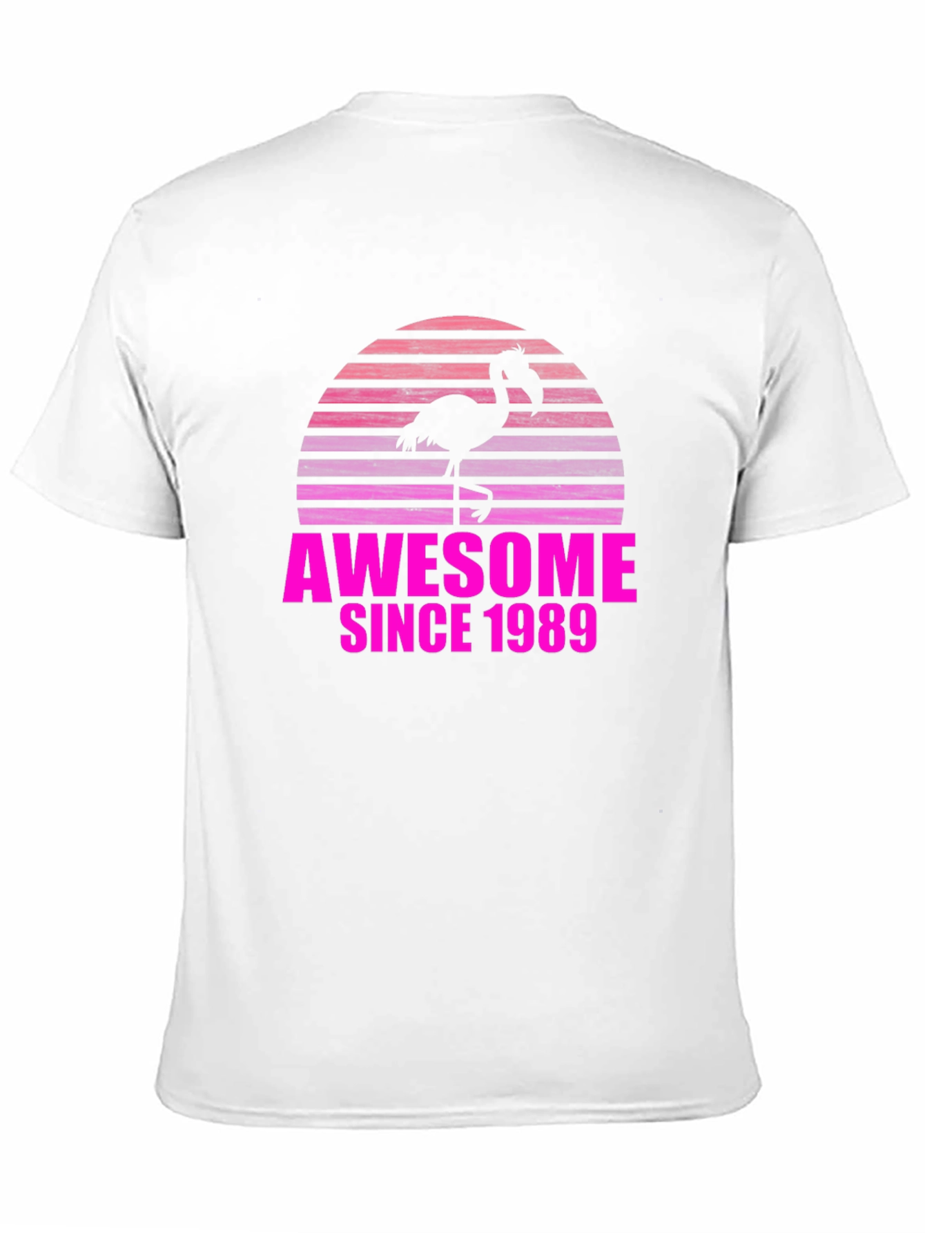 Awesome Since 1989 Flamingo T-Shirt