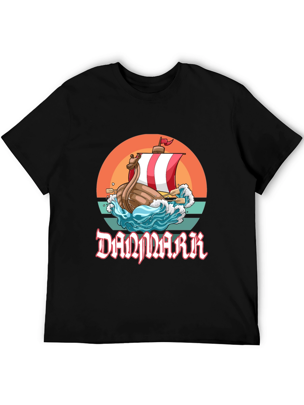 Denmark Viking Ship T-Shirt
