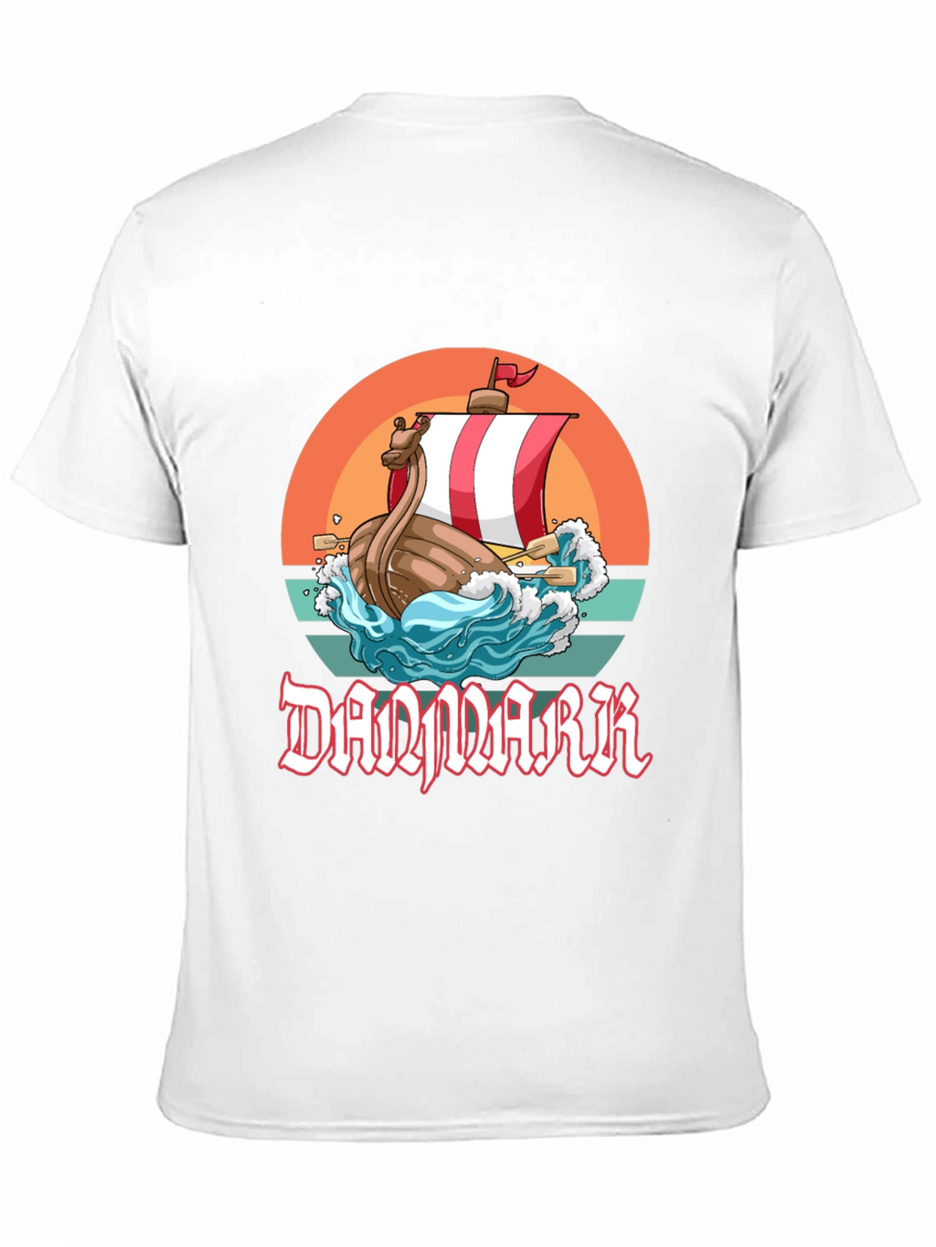 Denmark Viking Ship T-Shirt