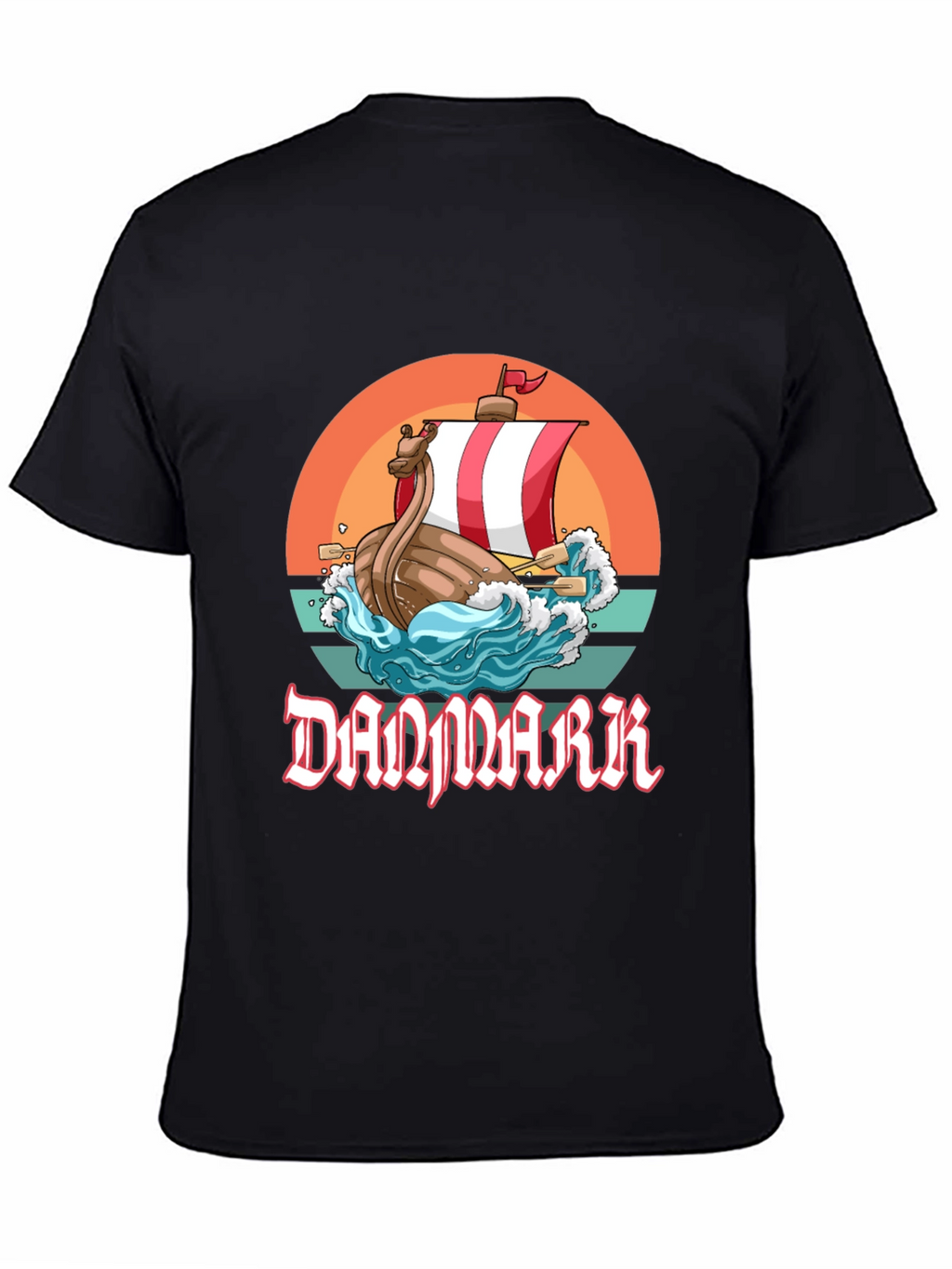 Denmark Viking Ship T-Shirt