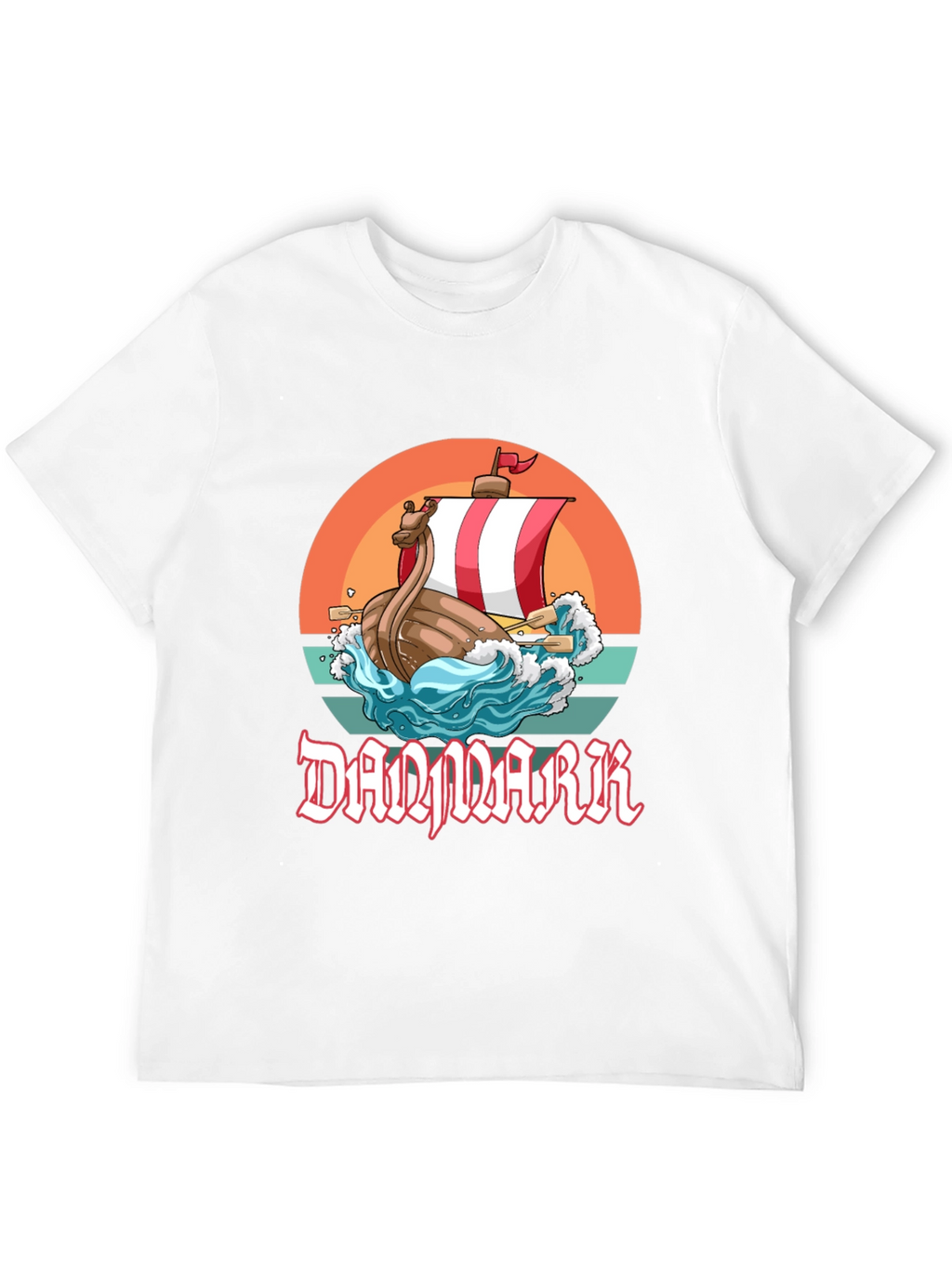 Denmark Viking Ship T-Shirt