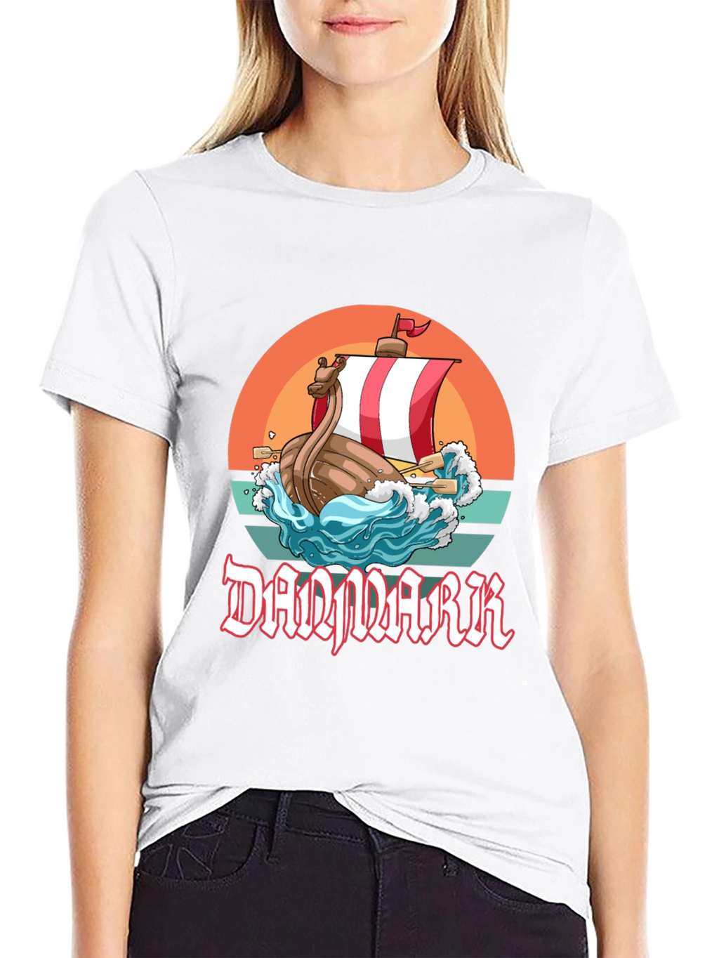 Denmark Viking Ship T-Shirt