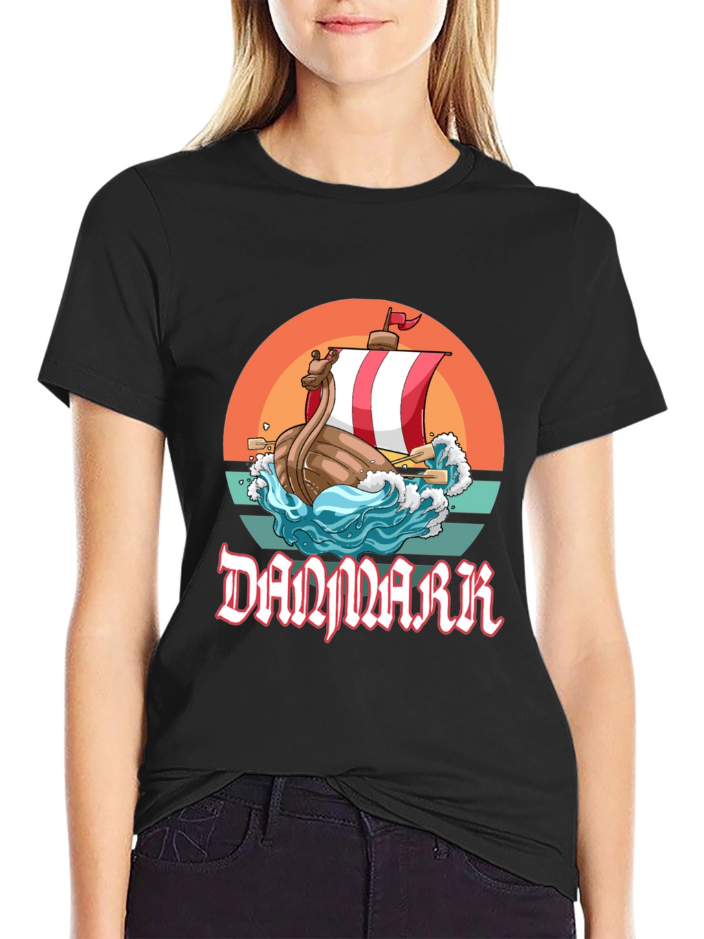 Denmark Viking Ship T-Shirt