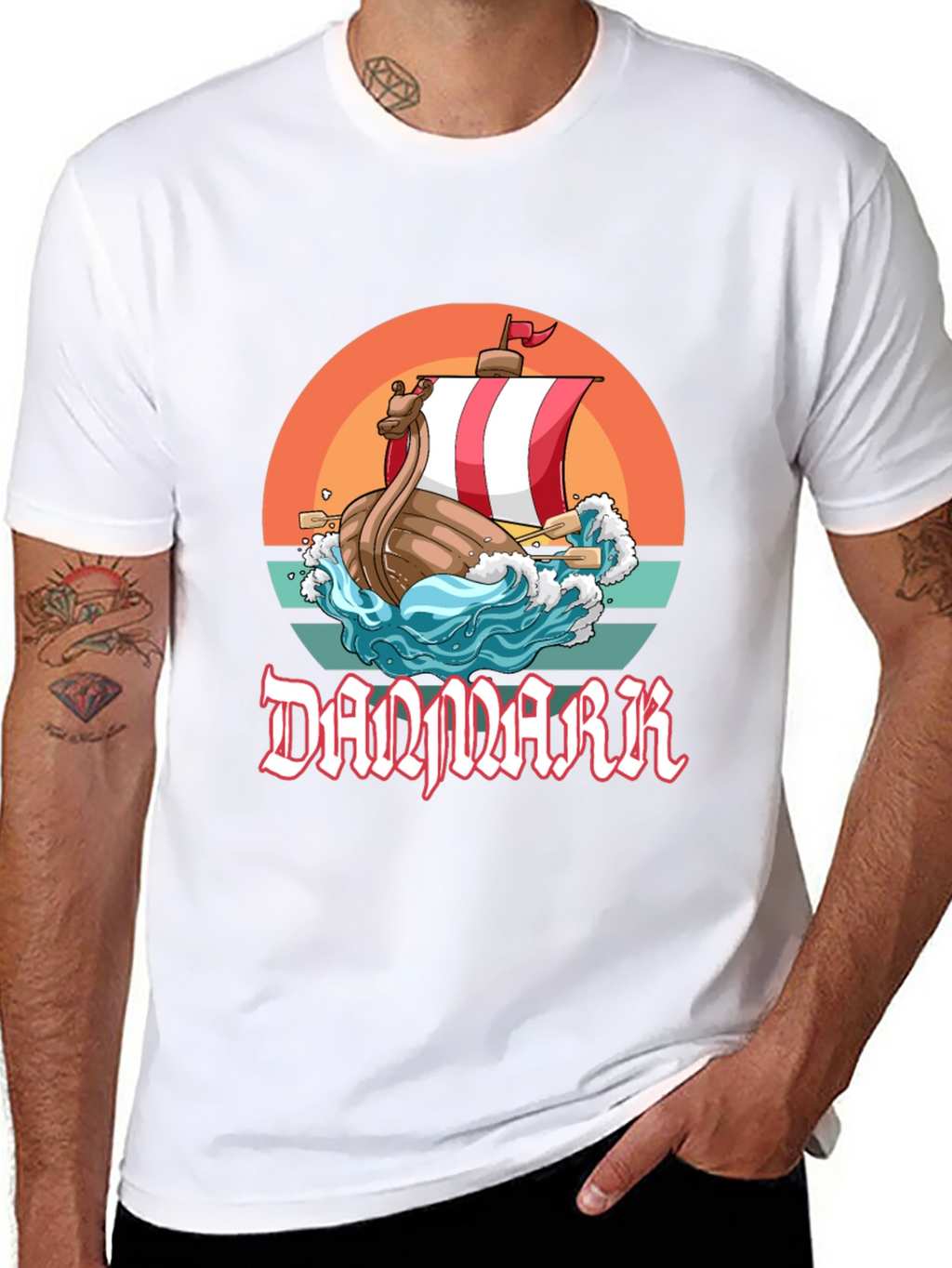 Denmark Viking Ship T-Shirt