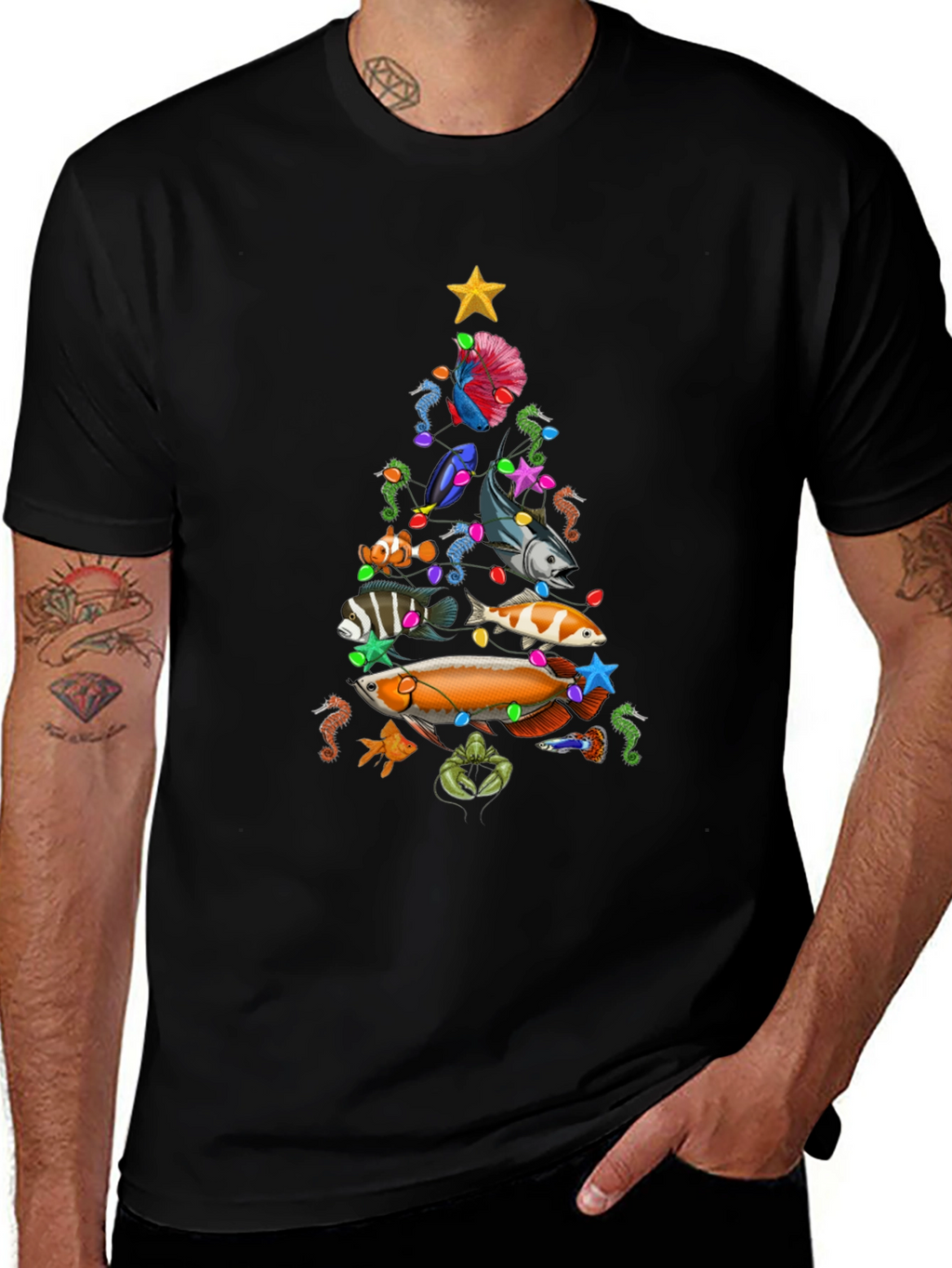 Festive Fishmas T-Shirt