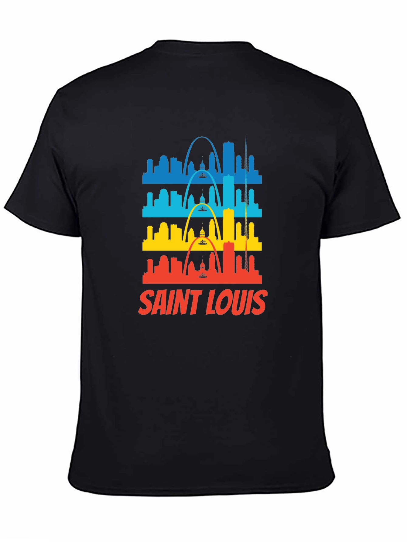 Saint Louis Skyline Graphic Tee - Black