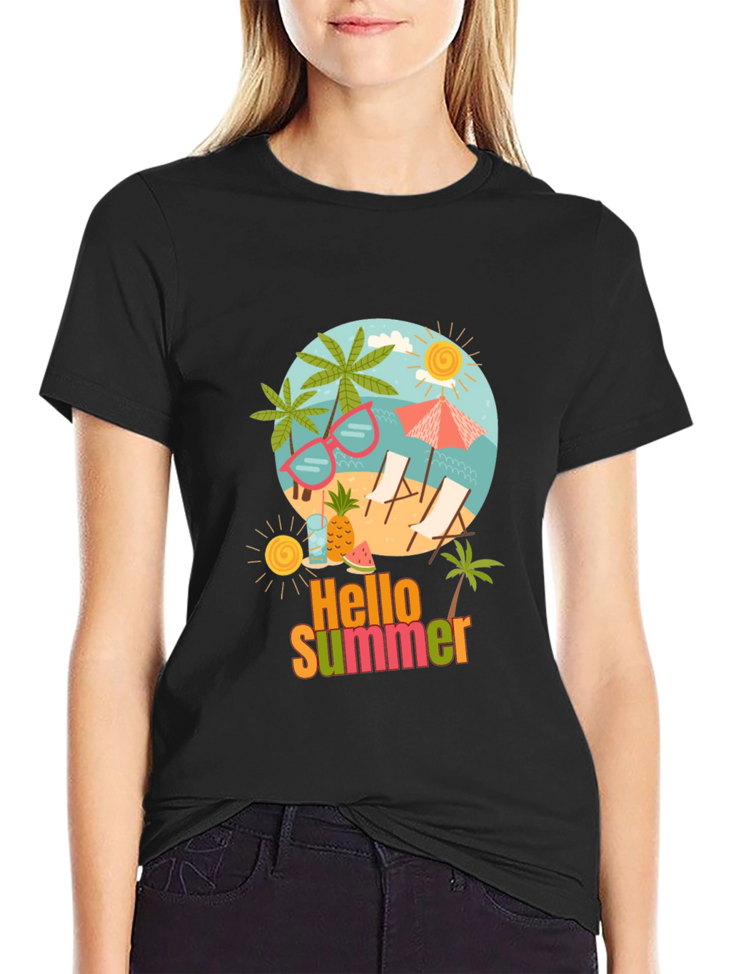 Hello Summer Graphic Tee