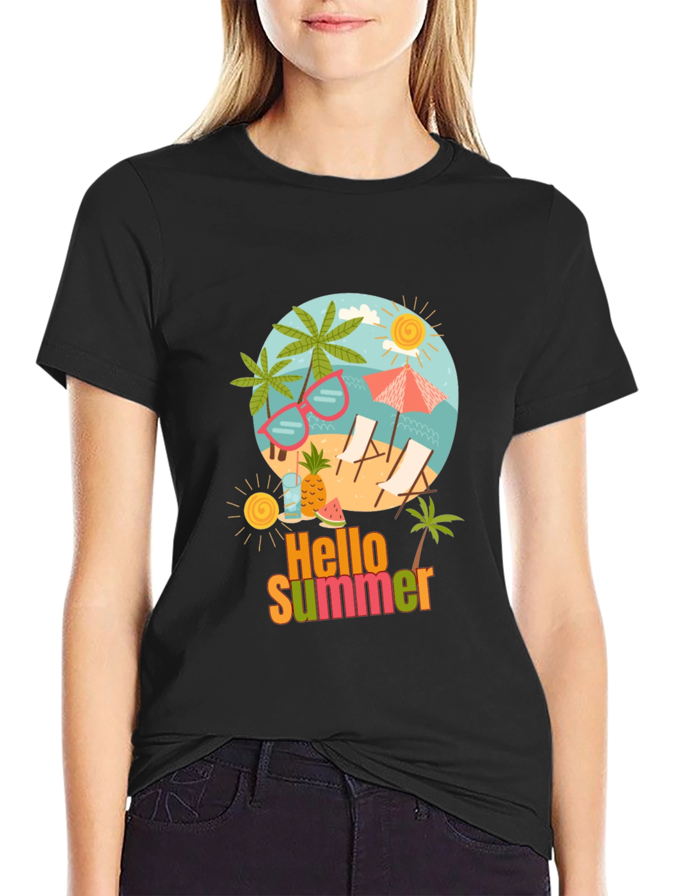 Hello Summer Graphic Tee