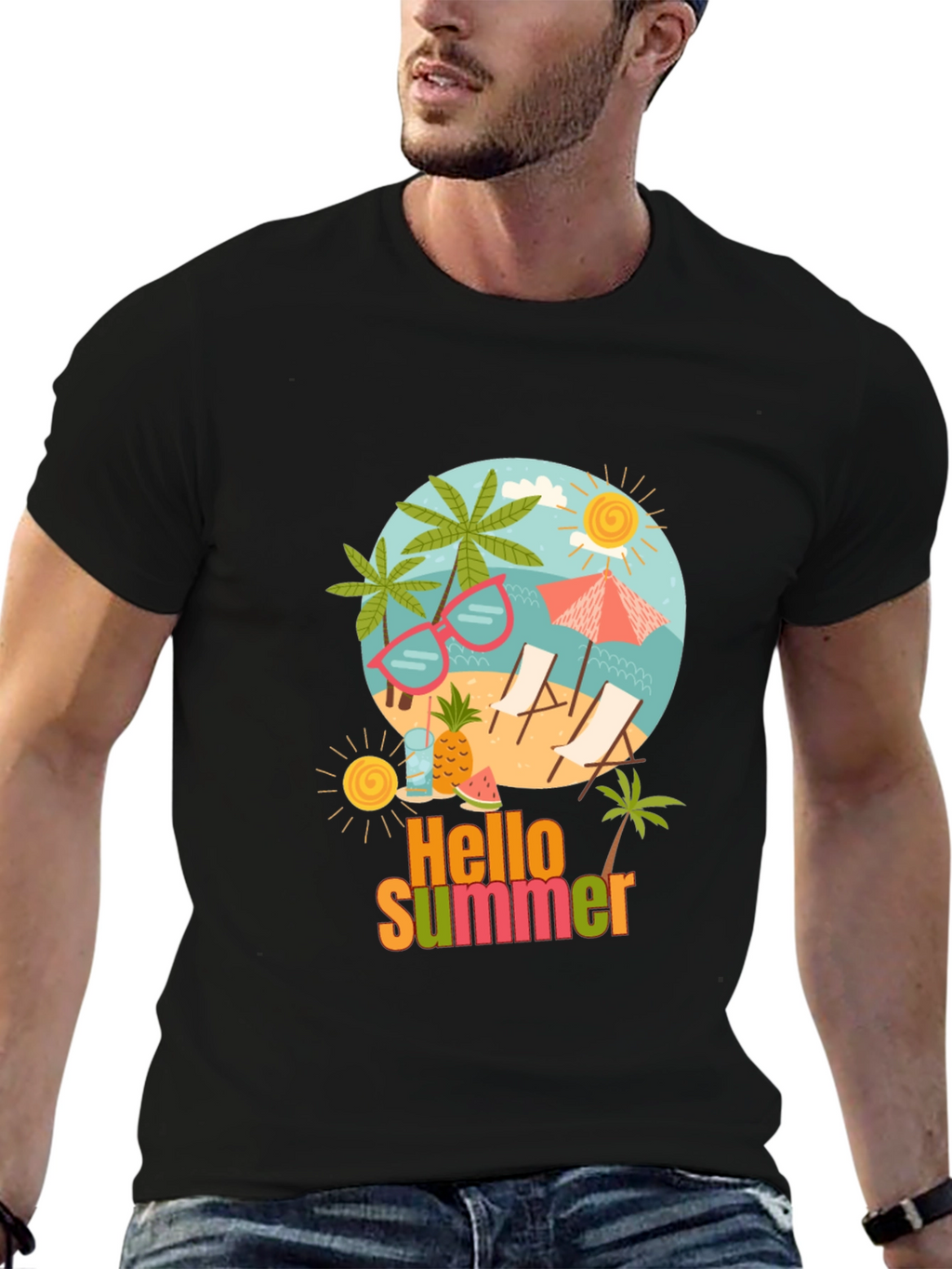 Hello Summer Graphic Tee