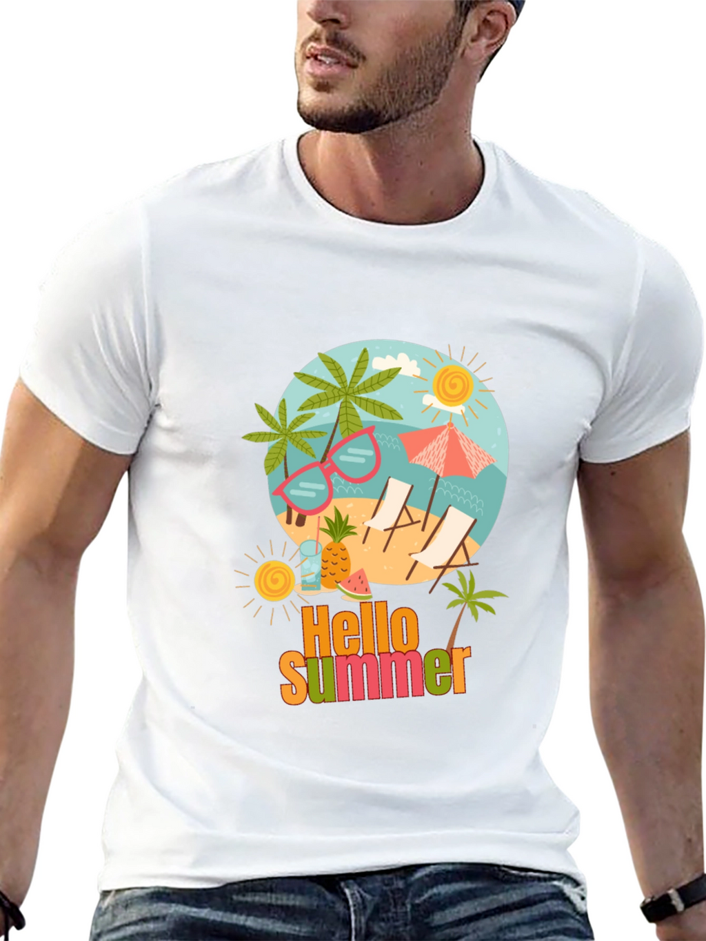 Hello Summer Graphic Tee