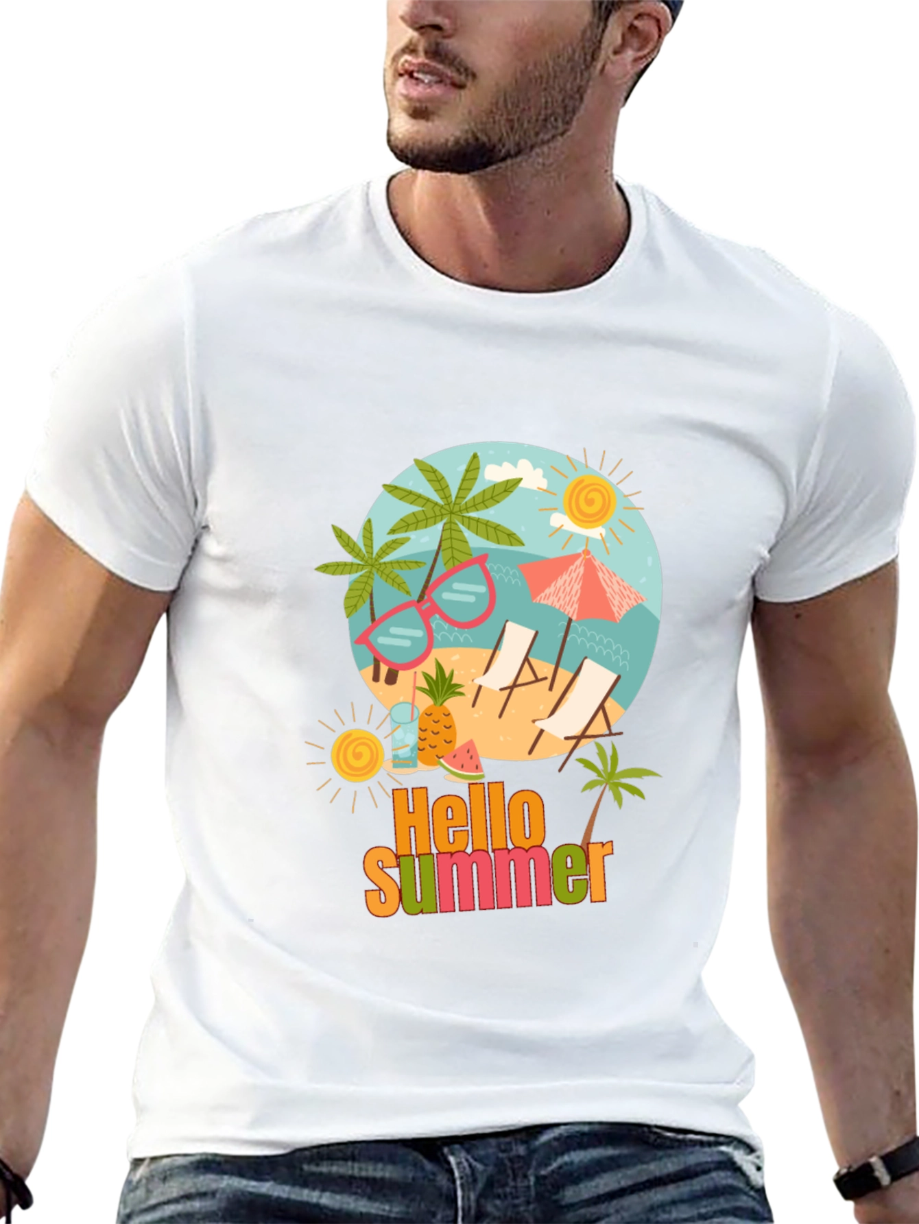 Hello Summer Graphic Tee