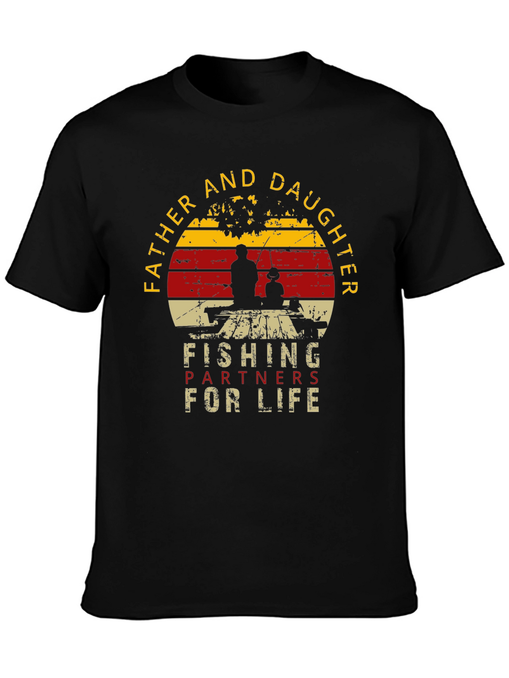 Father and Daughter Fishing Partners T-Shirt
