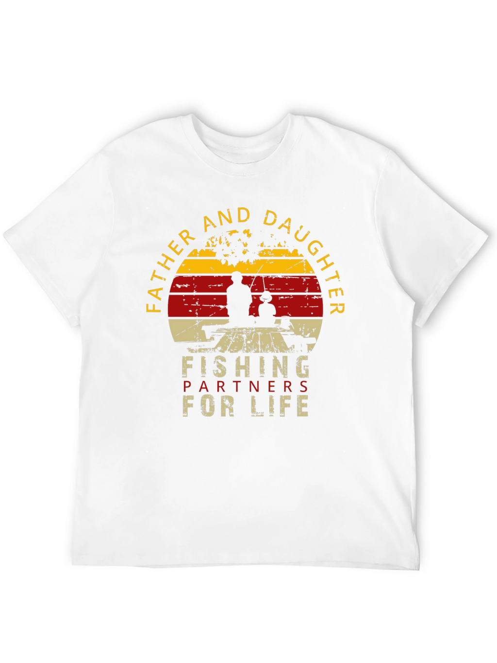Father and Daughter Fishing Partners T-Shirt