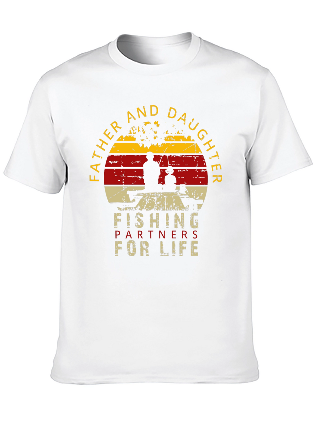 Father and Daughter Fishing Partners T-Shirt