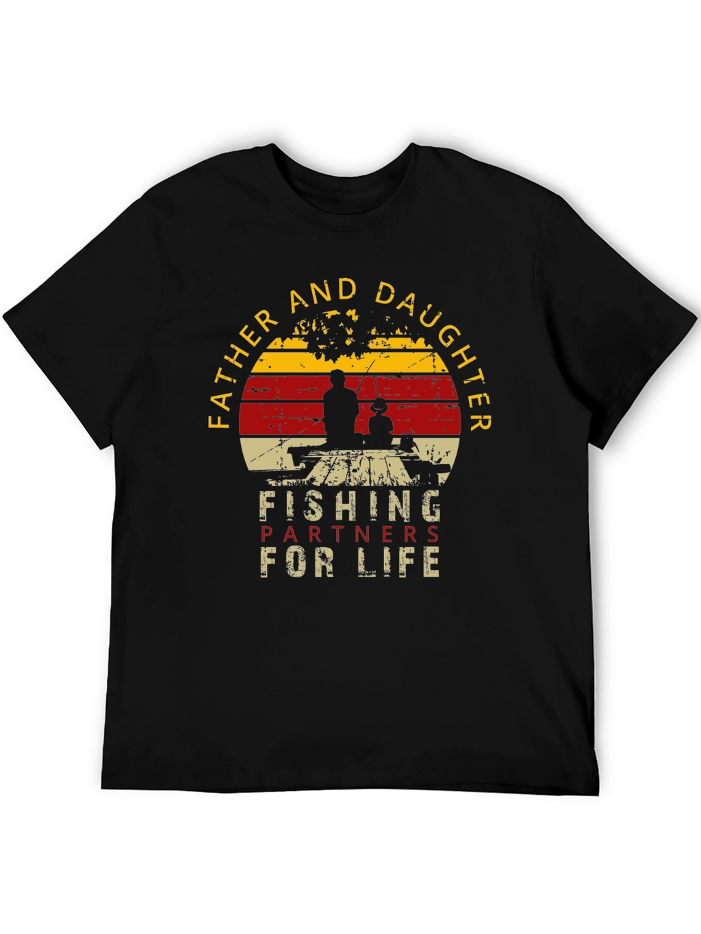 Father and Daughter Fishing Partners T-Shirt