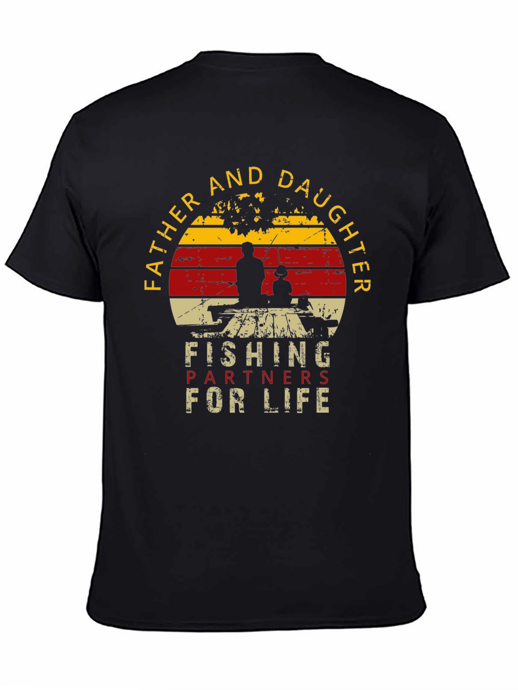 Father and Daughter Fishing Partners T-Shirt