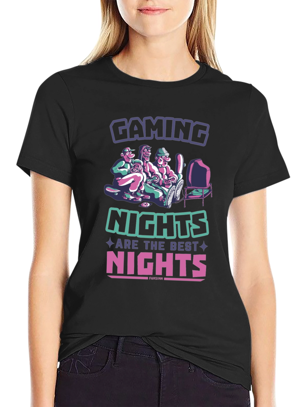 Gaming Nights Black T-Shirt