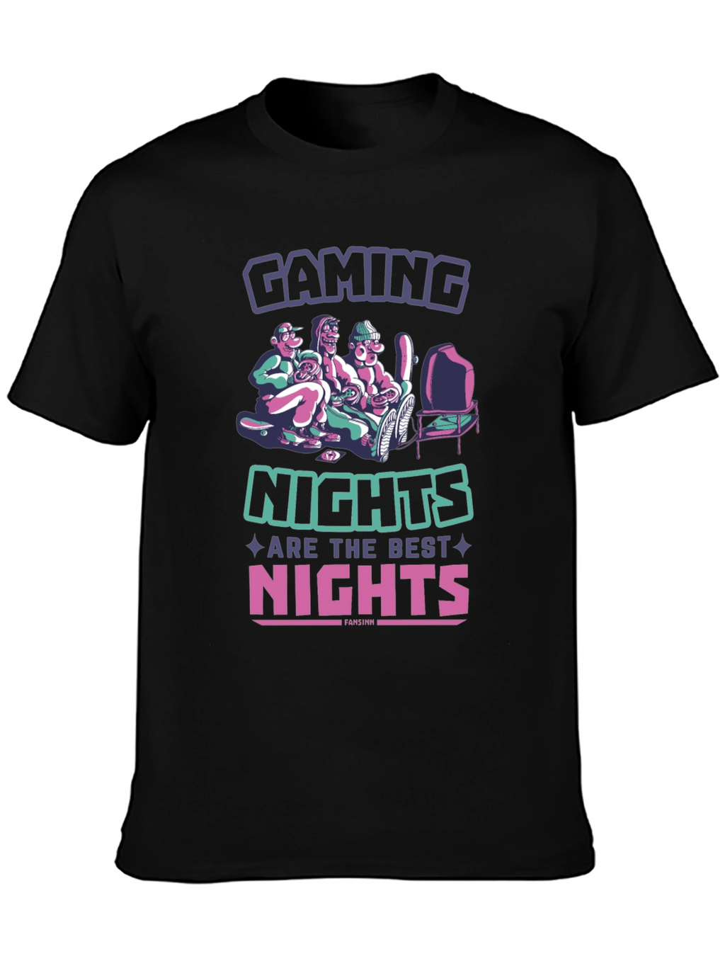 Gaming Nights Black T-Shirt