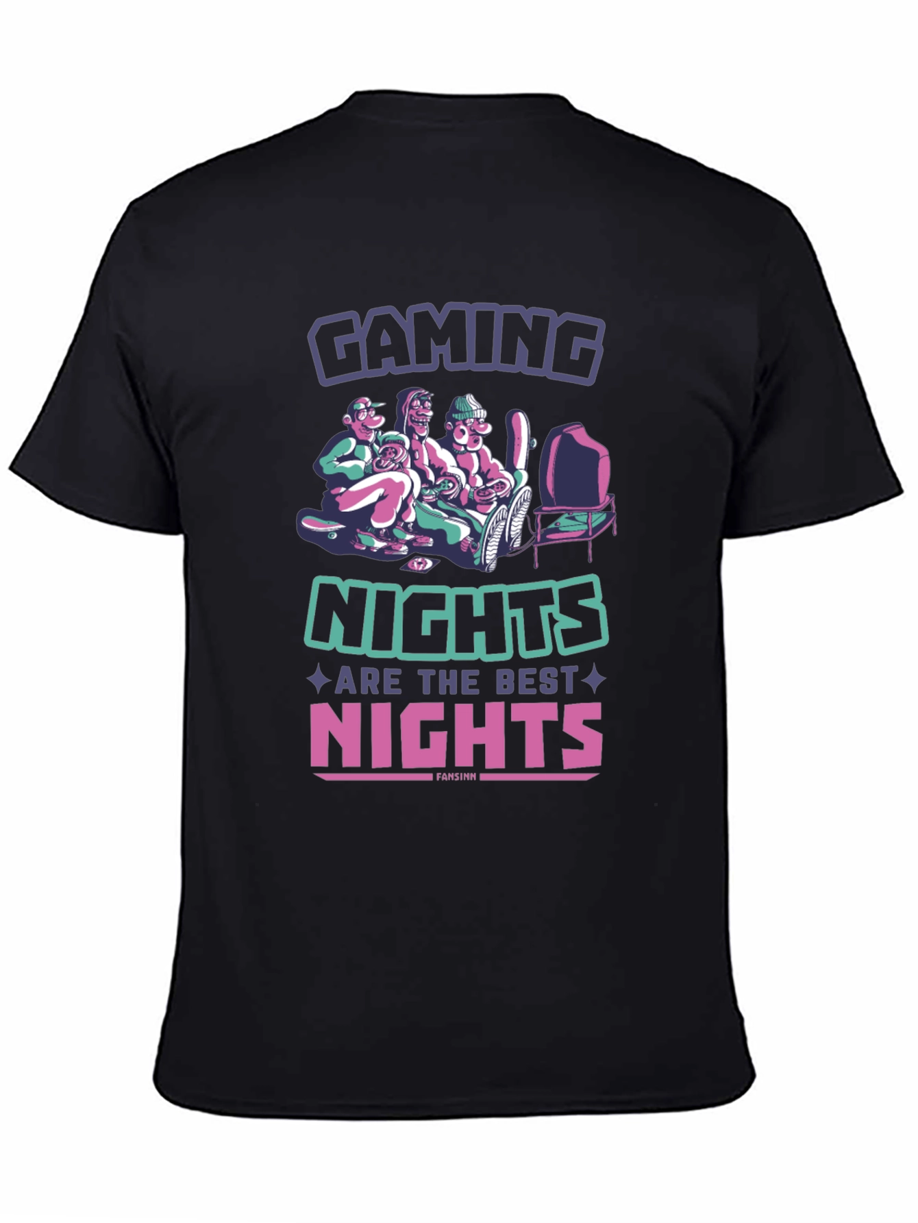 Gaming Nights Black T-Shirt
